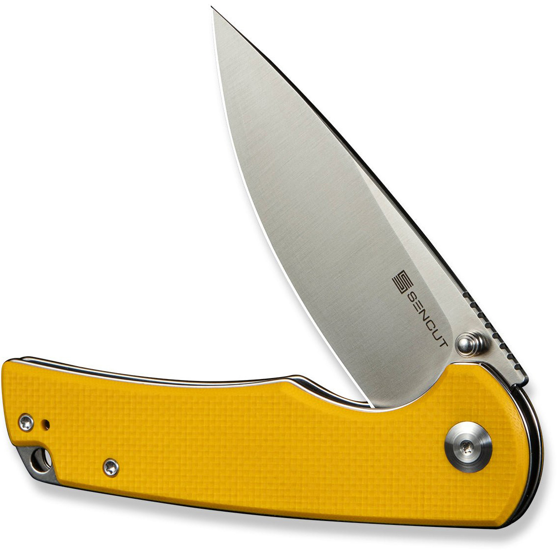 Складаний ніж SENCUT Praktisk Yellow Coarse G10 Handle (S24019-2)