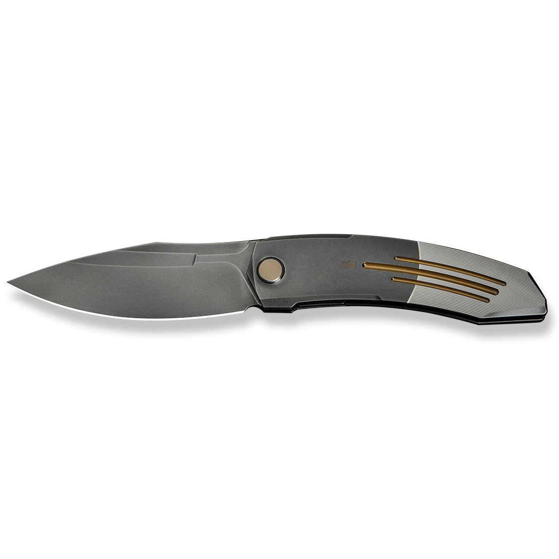 Складаний ніж WEKNIFE Sine Wave Polished Gray & Satin Titanium Handle
