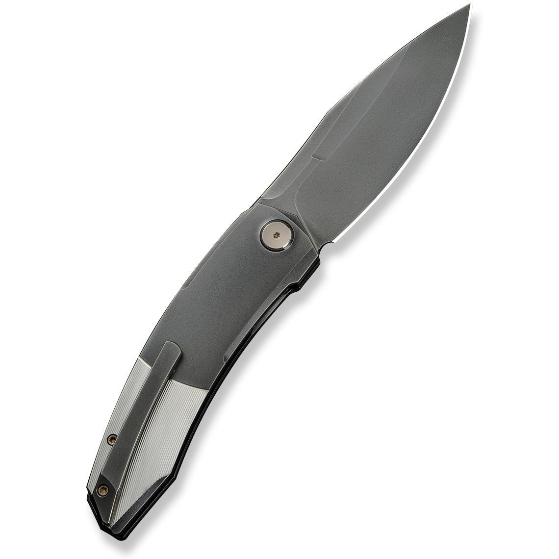 Складаний ніж WEKNIFE Sine Wave Polished Gray & Satin Titanium Handle