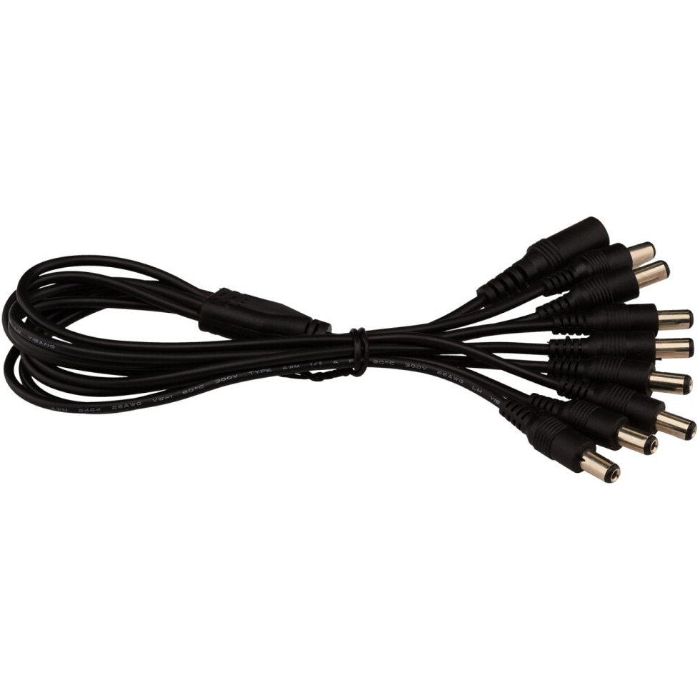 Делитель питания GREENVISION DC-F to 8xDC-M (5.5x2.5мм) 25шт (GV-DCS 1/8 25PC)