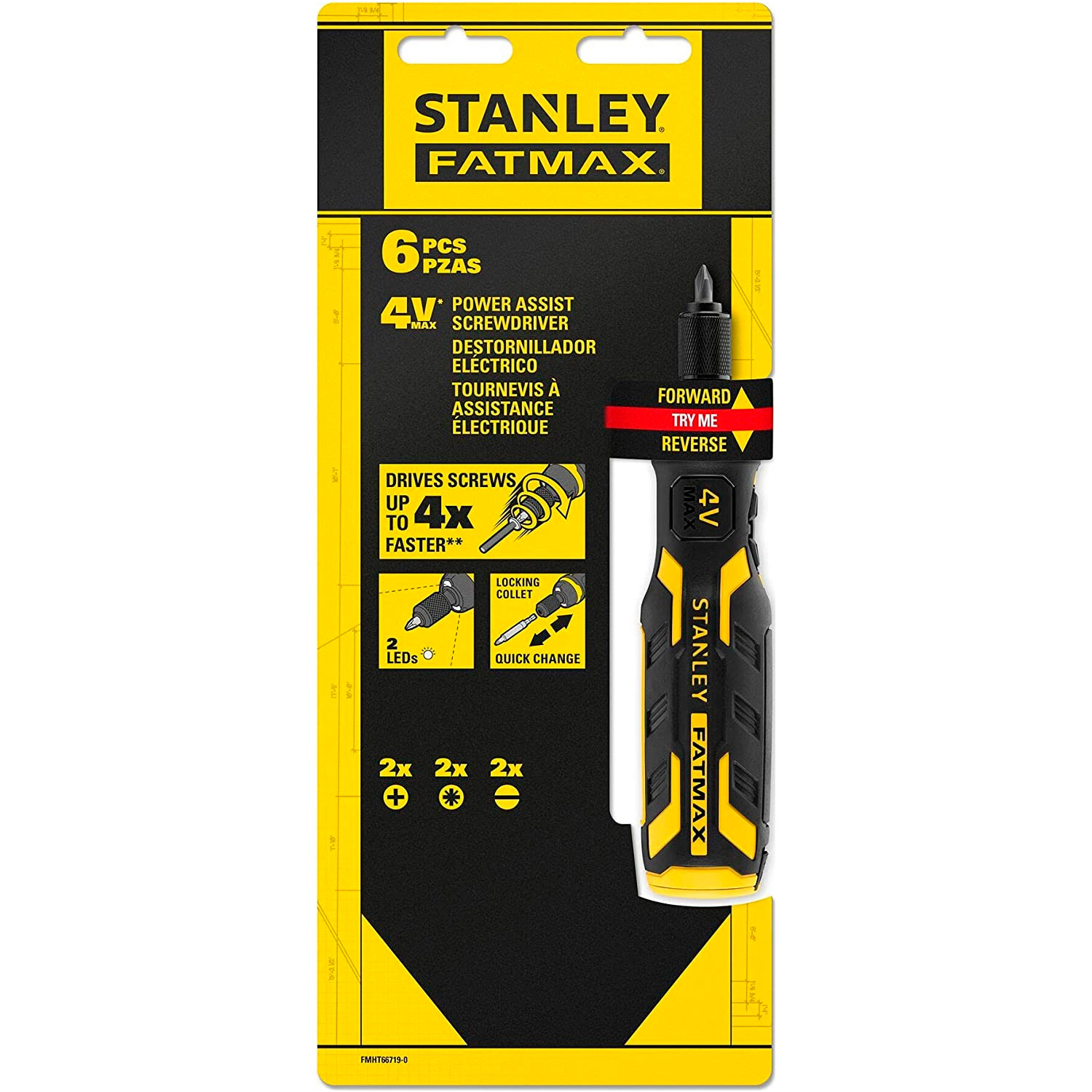 Аккумуляторная отвёртка STANLEY FatMax FMHT66719-0