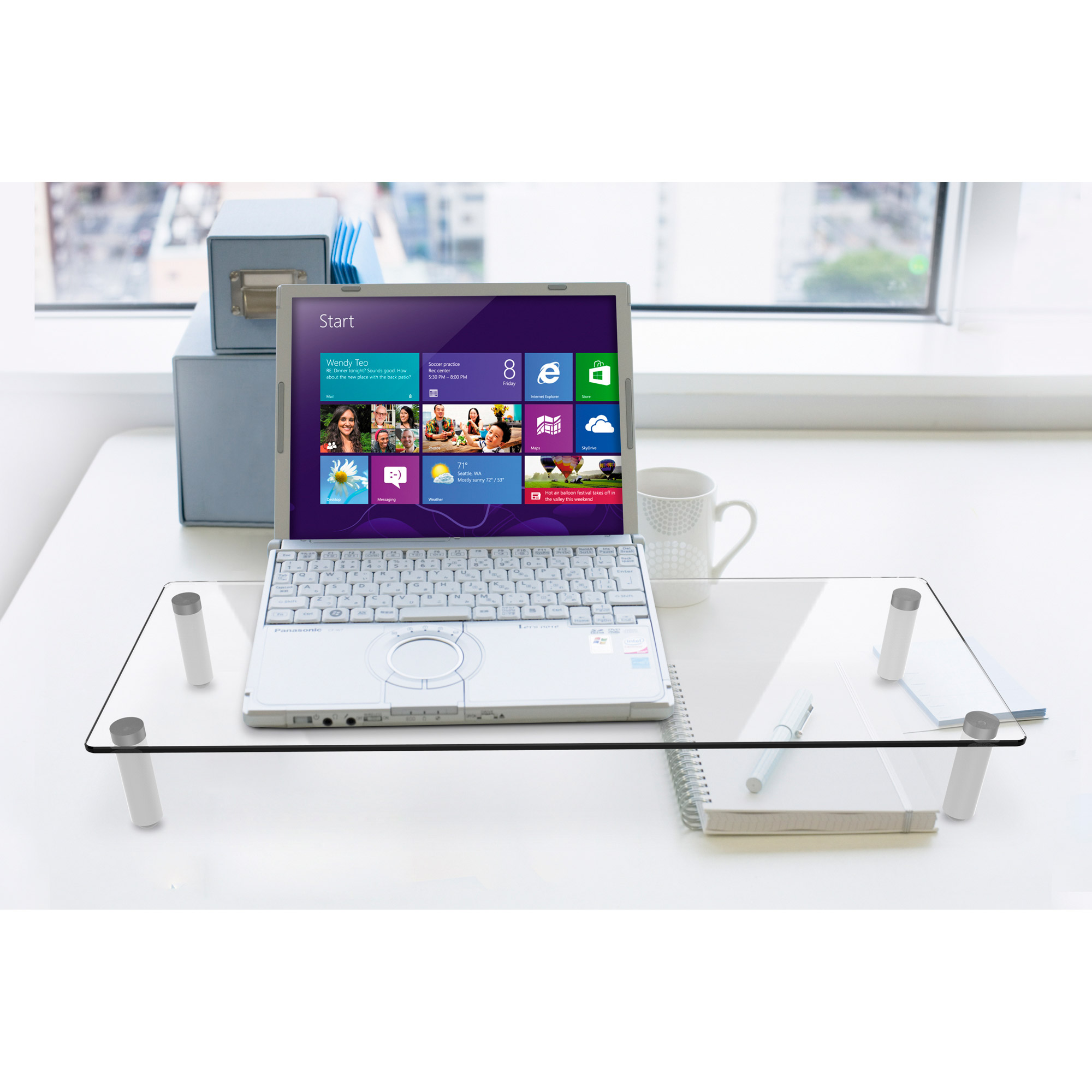 Подставка для монитора DIGITUS DA-90358 13"-32" White