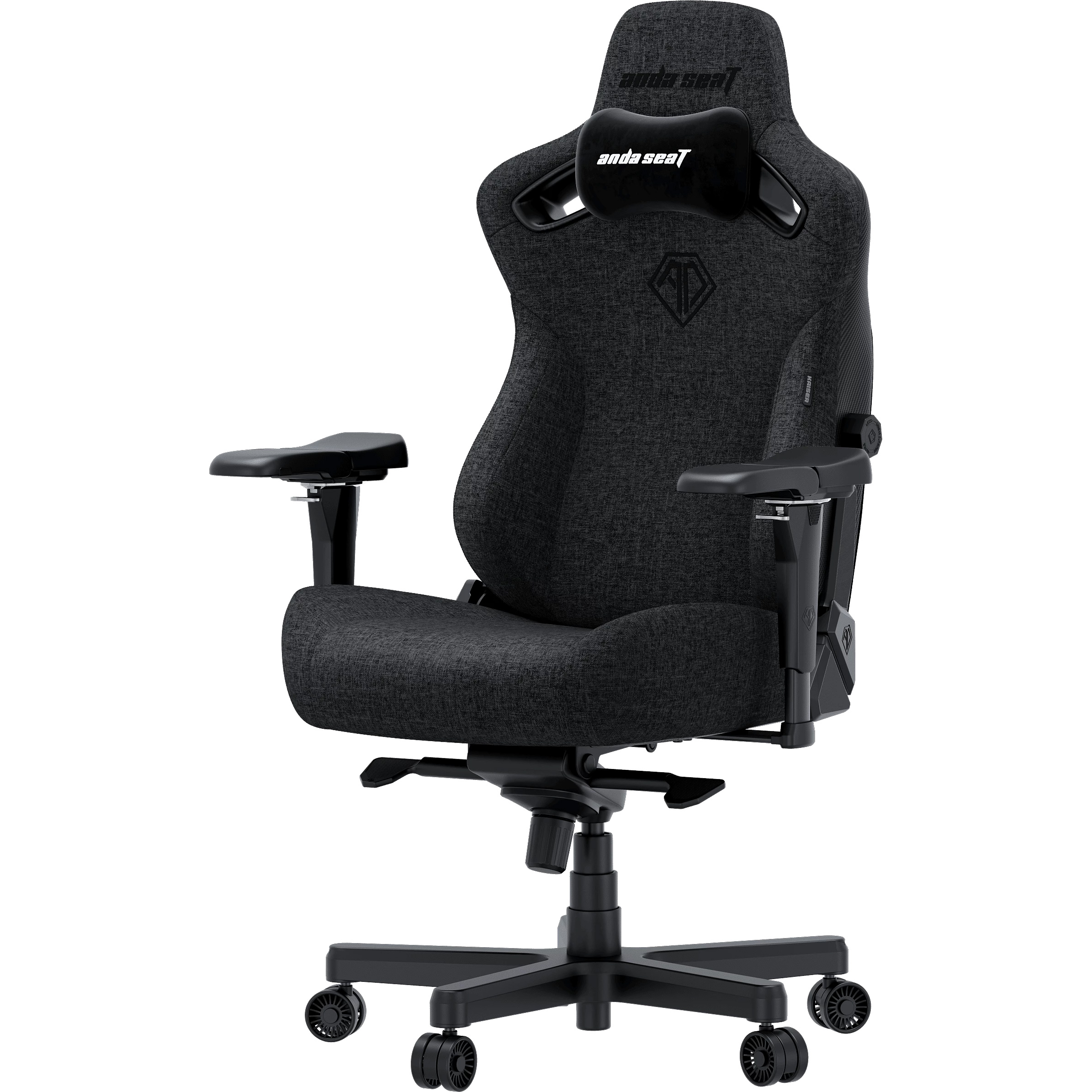 Крісло геймерське ANDA SEAT Kaiser 3 Pro Fabric XL Dark Gray