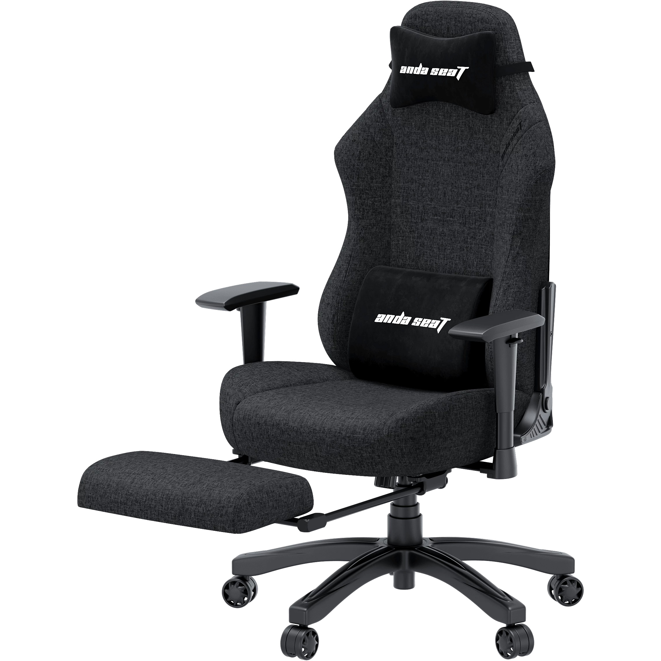 Крісло геймерське ANDA SEAT Luna Pro Fabric Dark Gray