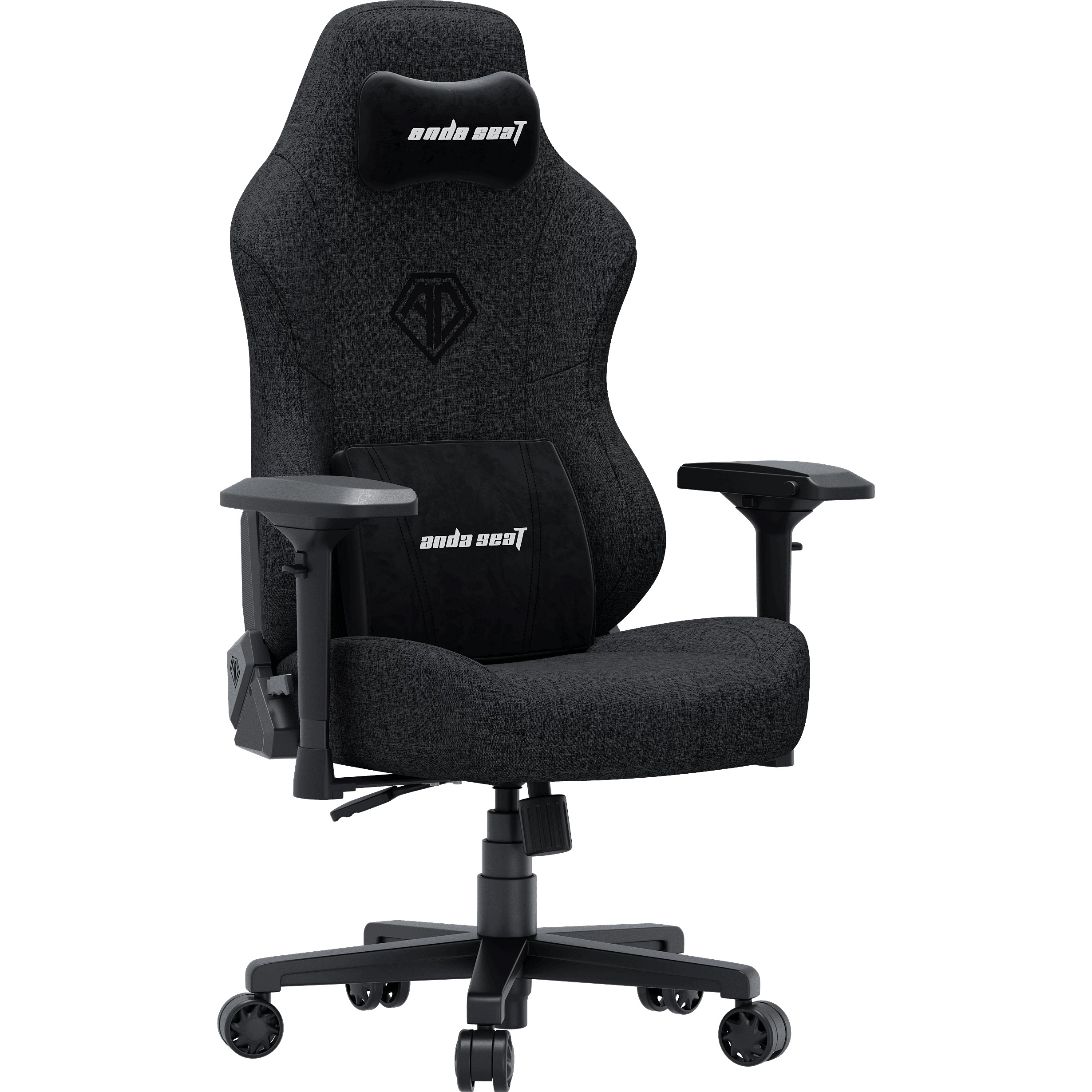 Крісло геймерське ANDA SEAT Phantom 3 Pro L Dark Gray Fabric