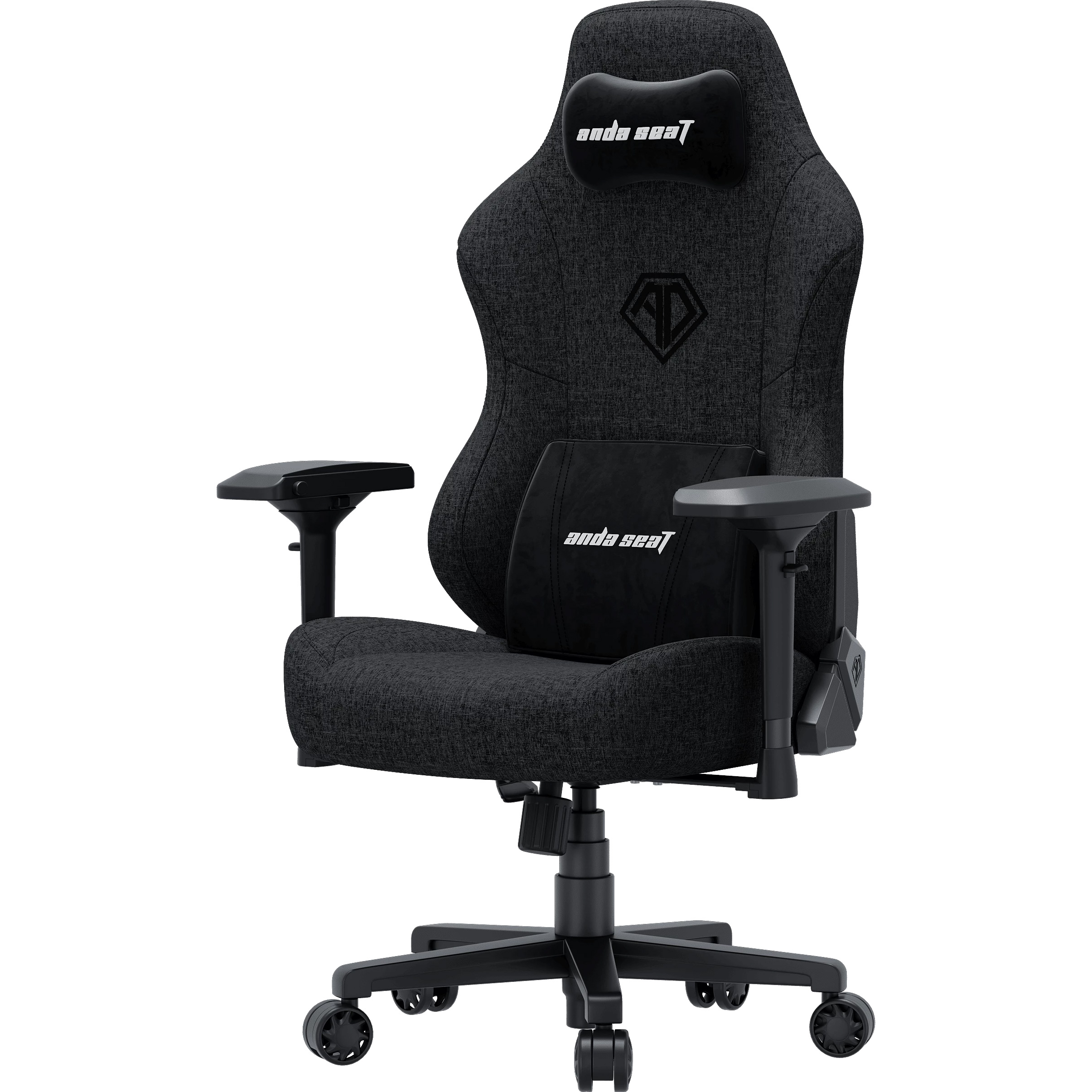 Крісло геймерське ANDA SEAT Phantom 3 Pro L Dark Gray Fabric