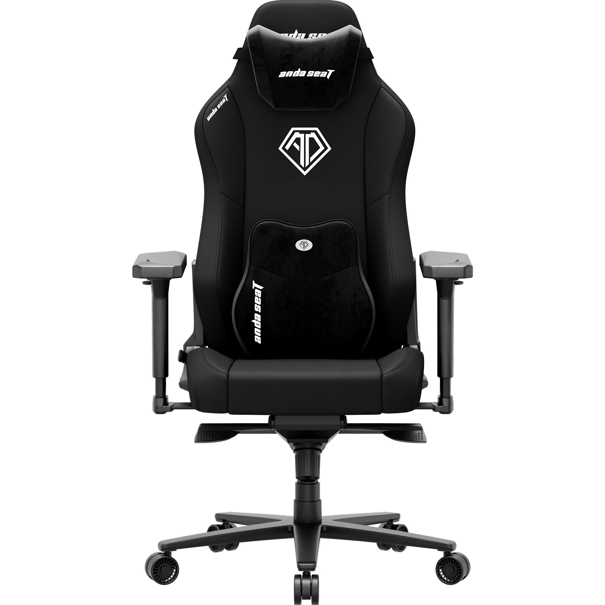 Крісло геймерське ANDA SEAT Phantom 3 XL Black Fabric