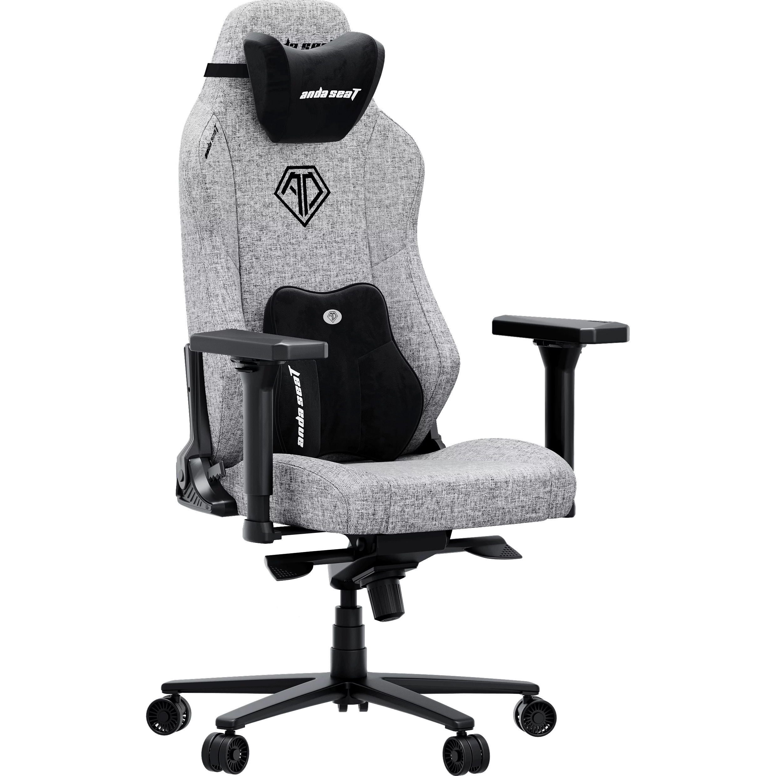 Крісло геймерське ANDA SEAT Phantom 3 XL Gray Fabric