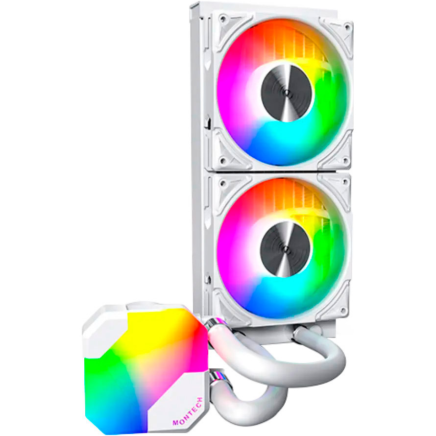 Система водяного охлаждения MONTECH HyperFlow ARGB 240 White