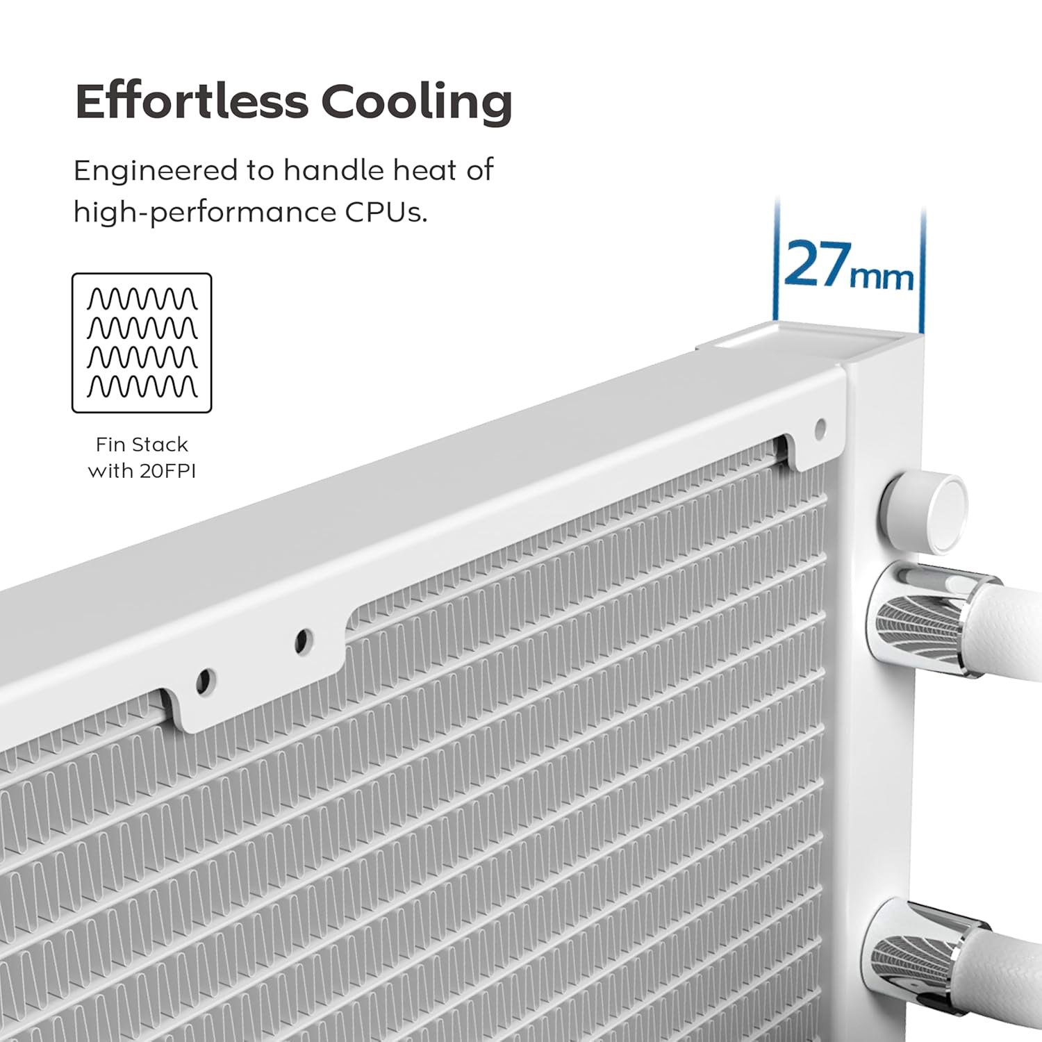 Система водяного охлаждения MONTECH HyperFlow Silent 240 White