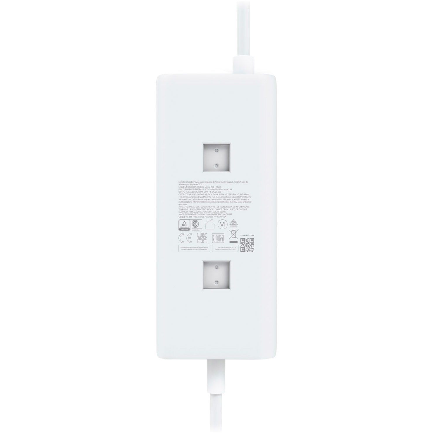 PoE інжектор UBIQUITI PoE Integrated AC Adapter (UACC-POE+-USBC)