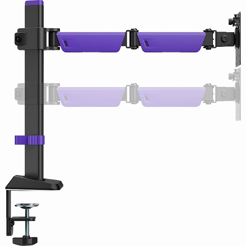 Настольное крепление для монитора GAMEPRO MAG100V 17"-40" Black/Violet