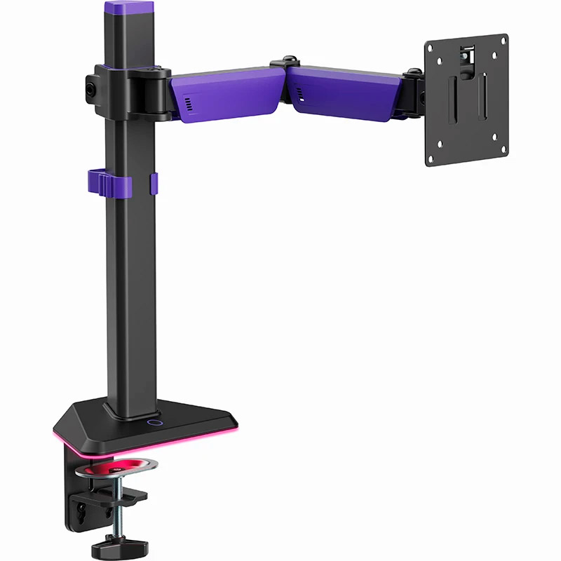 Настольное крепление для монитора GAMEPRO MAG101V 17"-40" Black/Violet