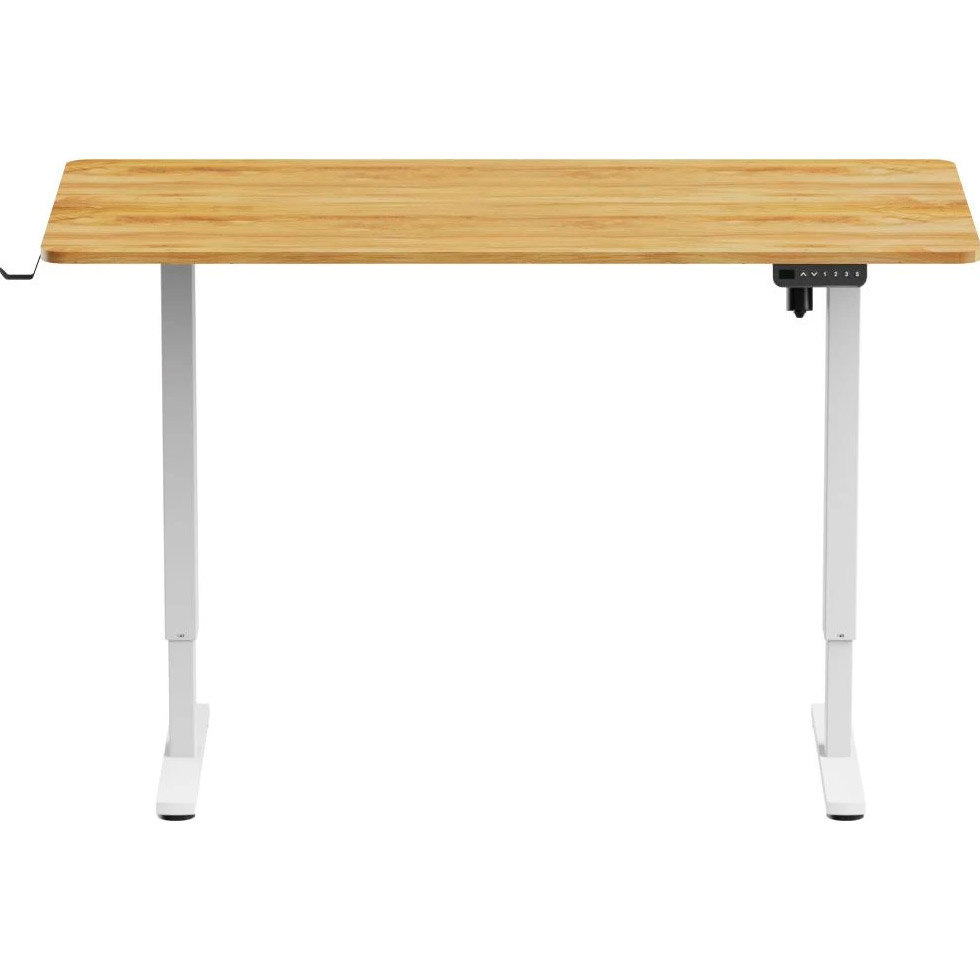 Компьютерный стол с электрорегулировкой высоты OFFICEPRO ODE1470LWW Light Wood/White