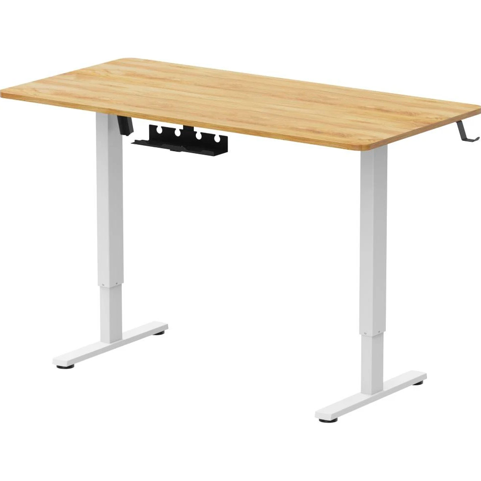 Компьютерный стол с электрорегулировкой высоты OFFICEPRO ODE1470LWW Light Wood/White