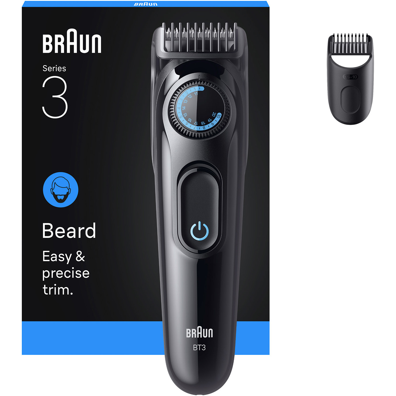 Тример для бороди та вусів BRAUN Beard Trimmer Series 3 BT3500 (80789801)