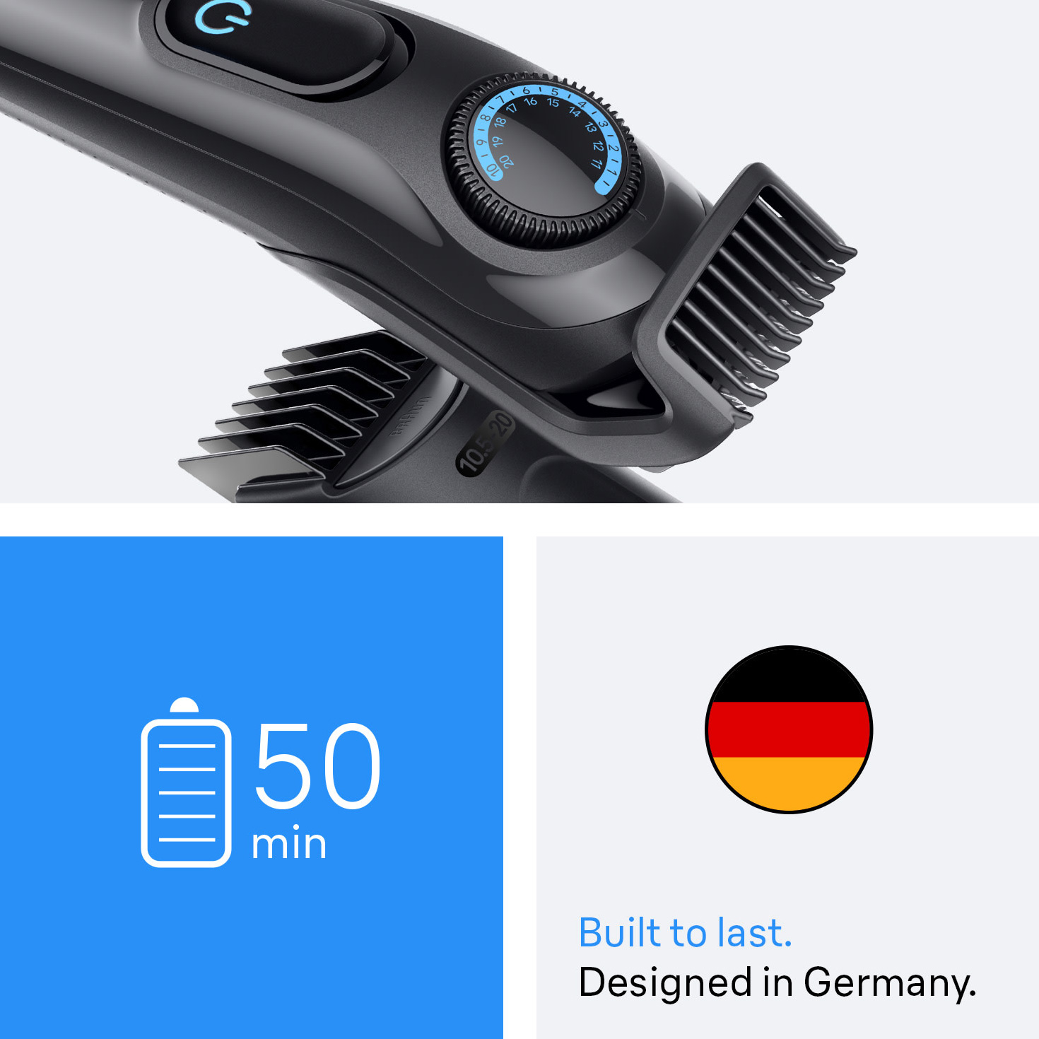 Тример для бороди та вусів BRAUN Beard Trimmer Series 3 BT3500 (80789801)