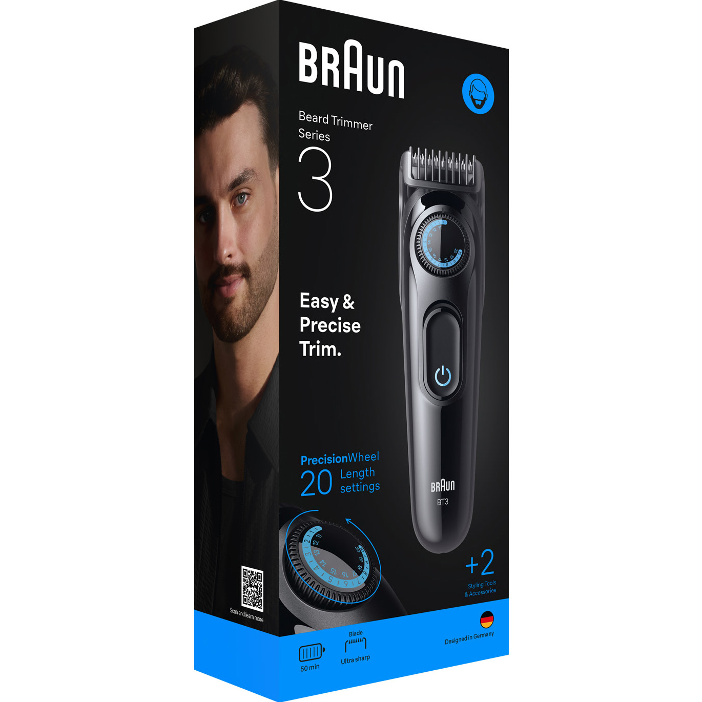 Тример для бороди та вусів BRAUN Beard Trimmer Series 3 BT3500 (80789801)