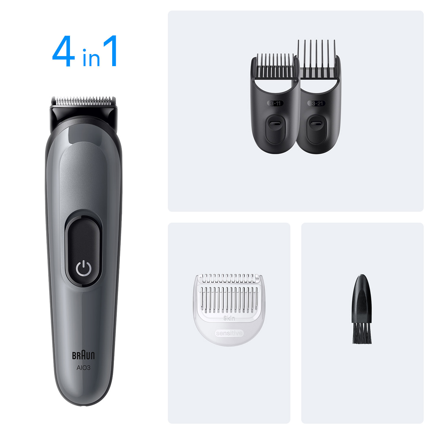 Тример універсальний BRAUN All-in-One Series 3 AIO3500 4-in-1 (80789918)