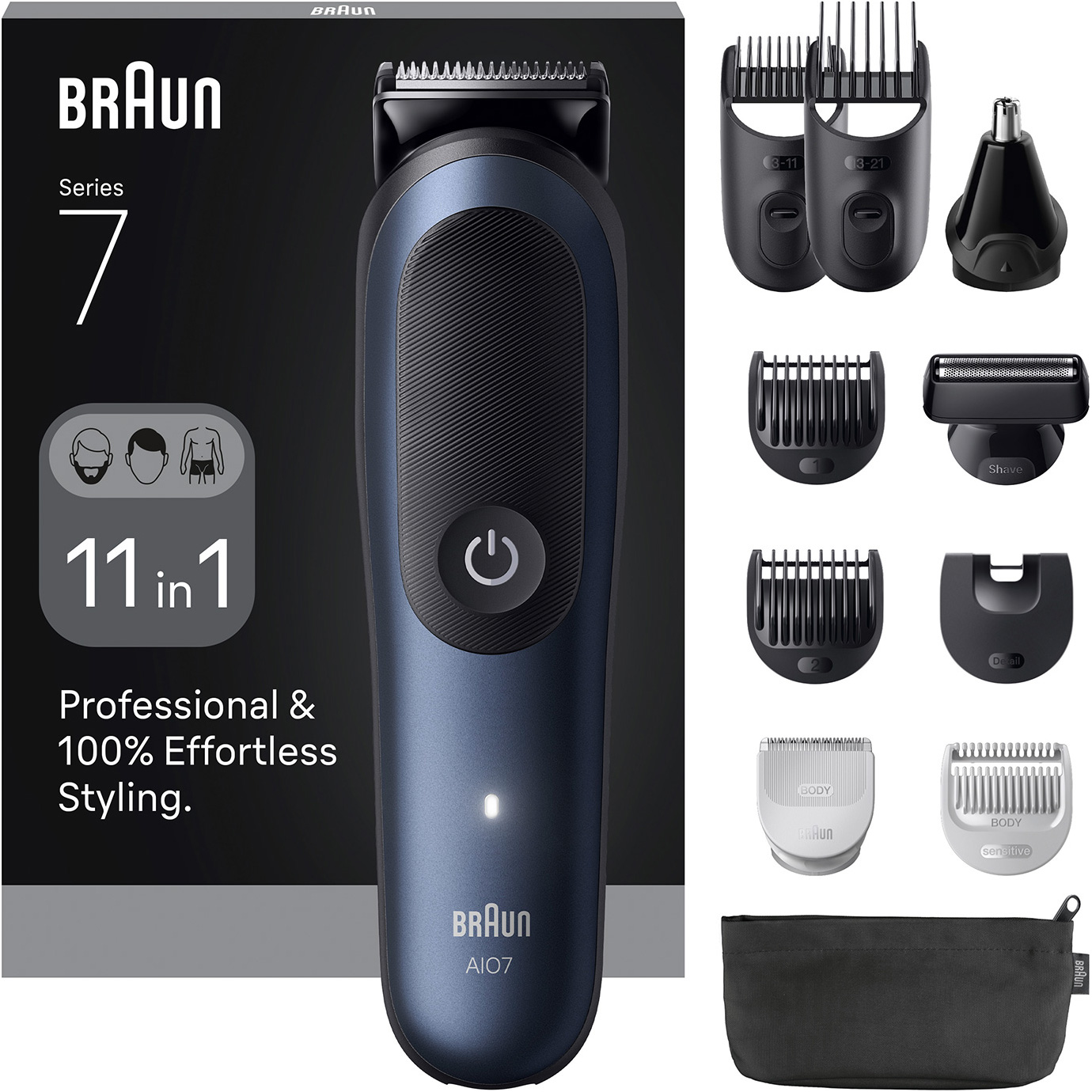 Тример універсальний BRAUN All-in-One Series 7 AIO7540 11-in-1 (80789810)