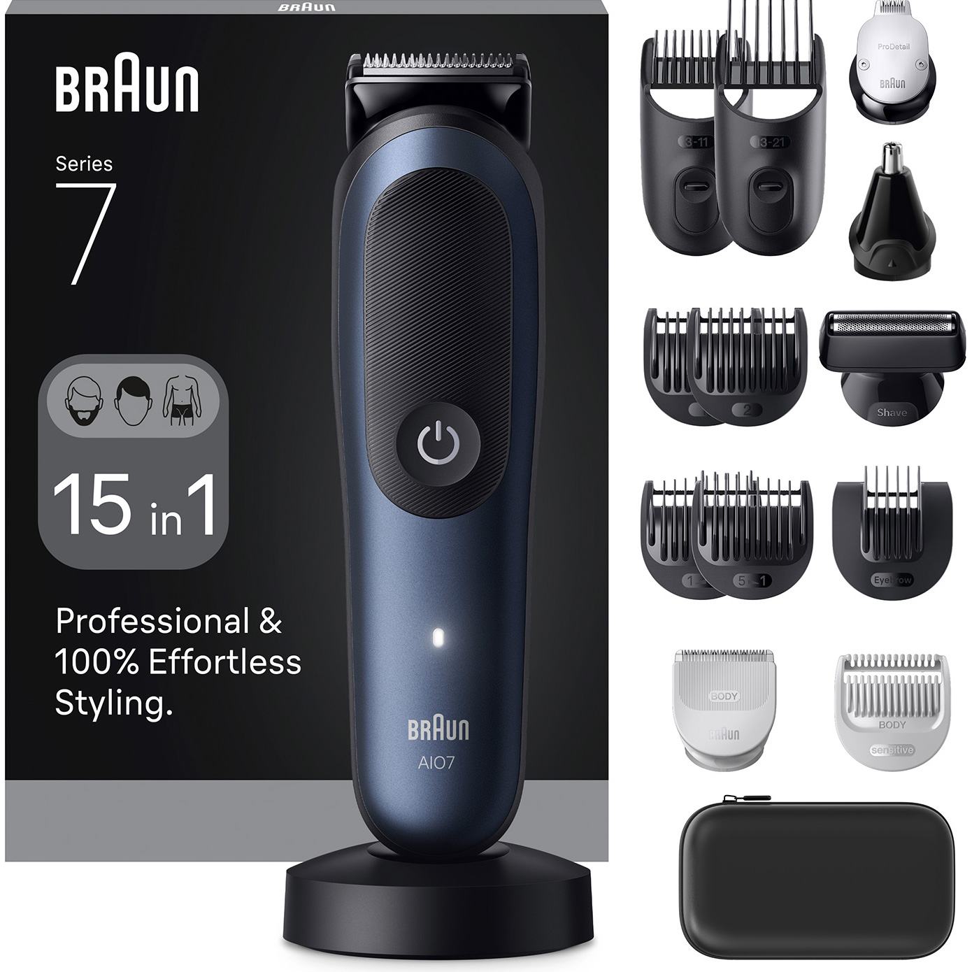 Тример універсальний BRAUN All-in-One Series 7 AIO7580 15-in-1 (80789909)