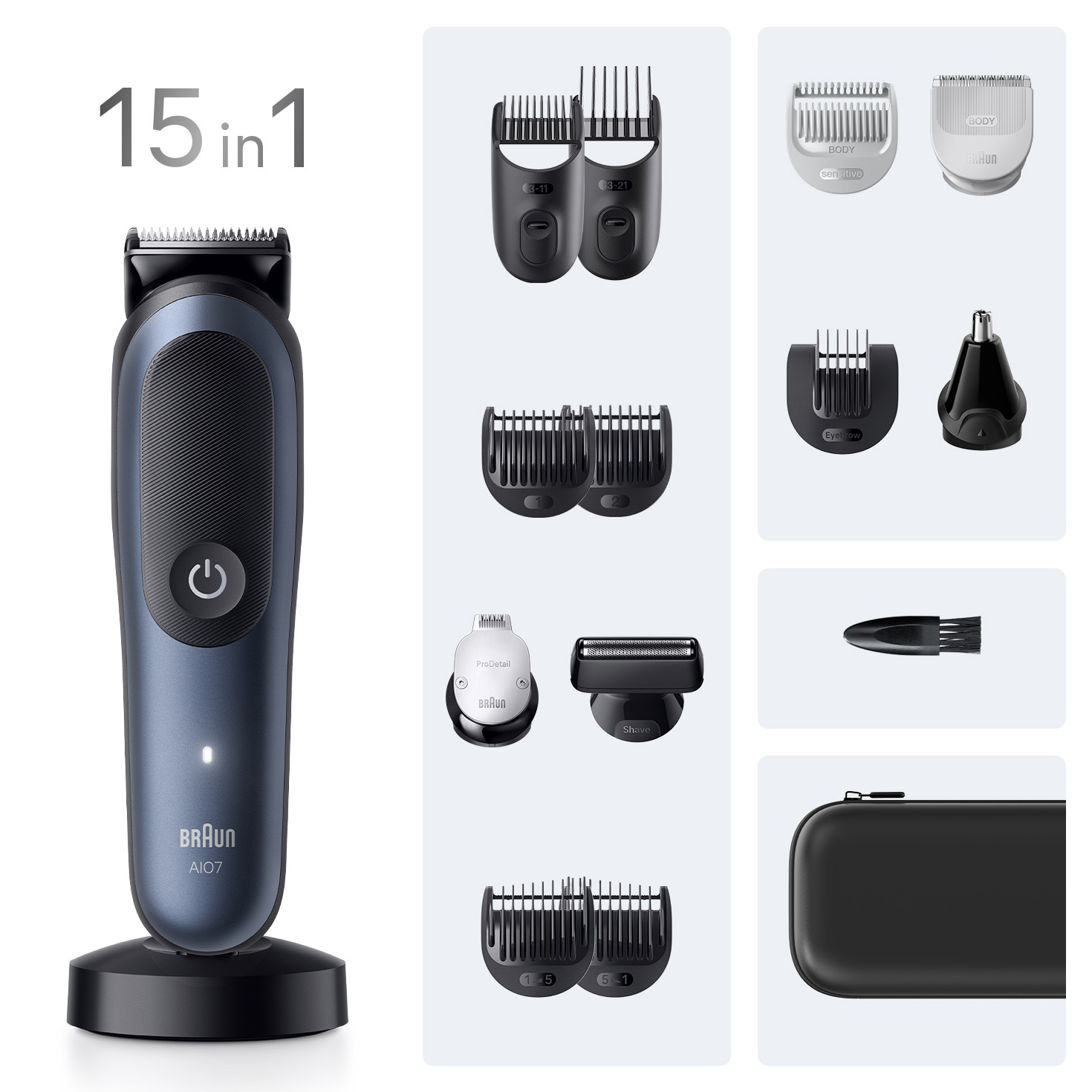 Тример універсальний BRAUN All-in-One Series 7 AIO7580 15-in-1 (80789909)