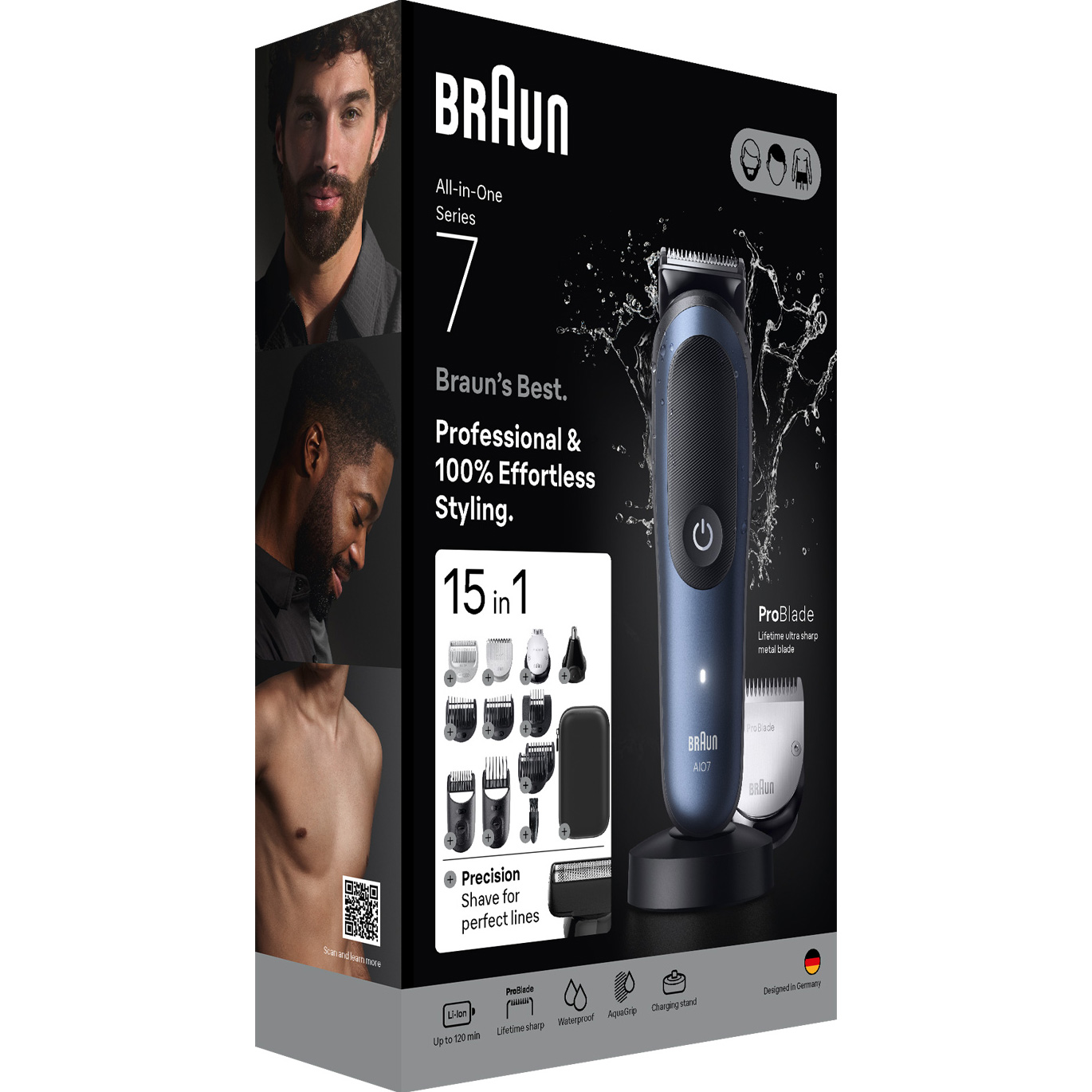 Тример універсальний BRAUN All-in-One Series 7 AIO7580 15-in-1 (80789909)