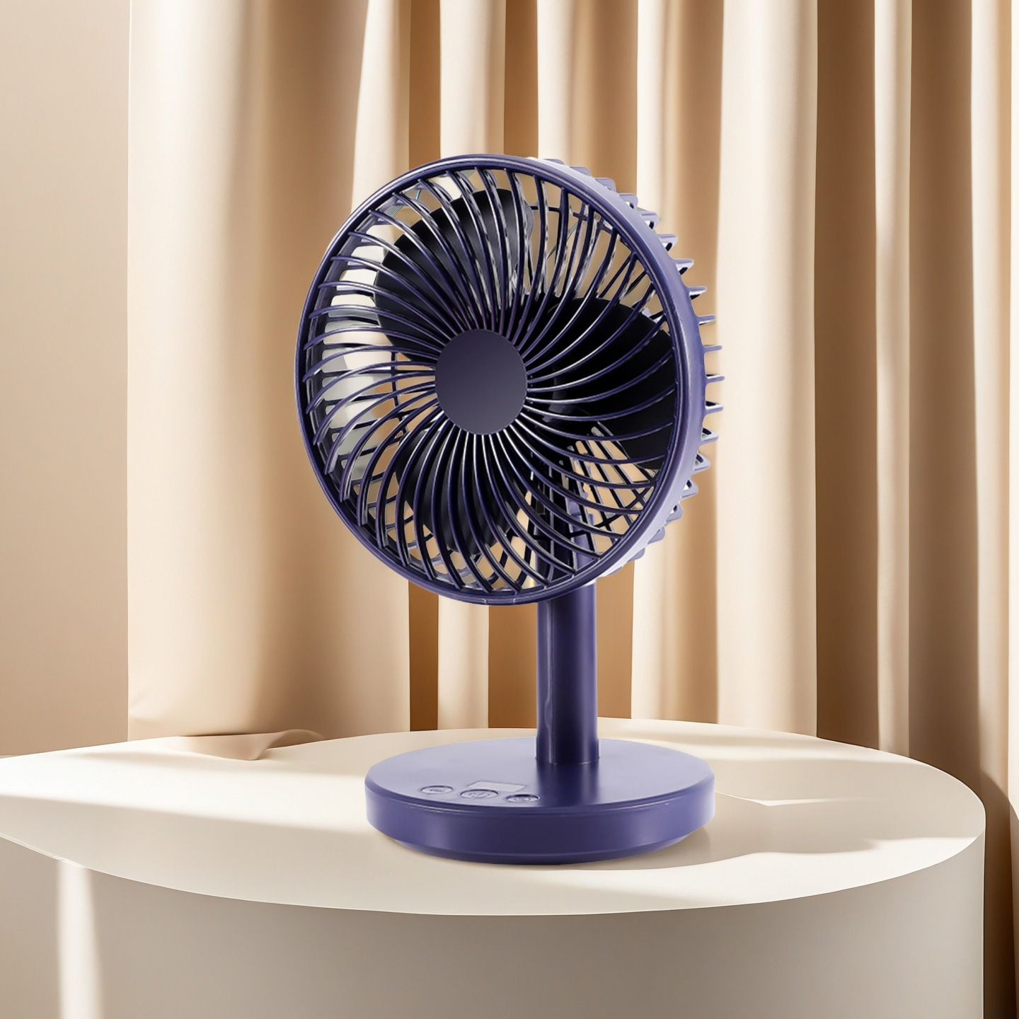 Настільний портативний вентилятор JILE Desktop Small Fan 01 Dark Blue