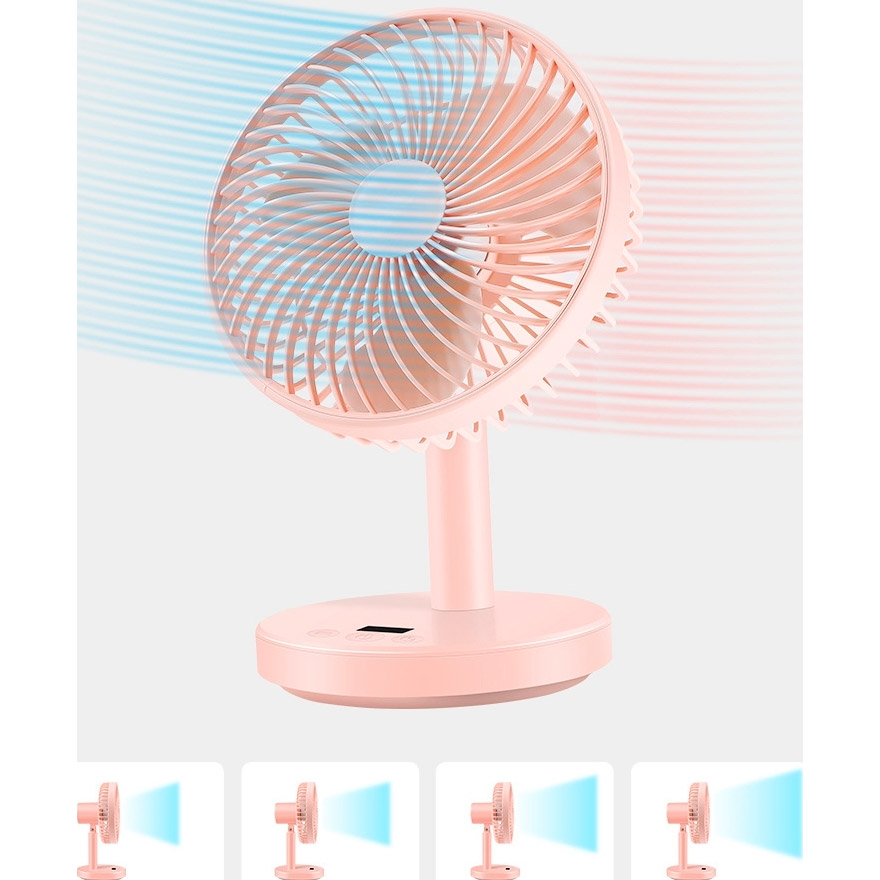 Настільний портативний вентилятор JILE Desktop Small Fan 01 Dark Blue