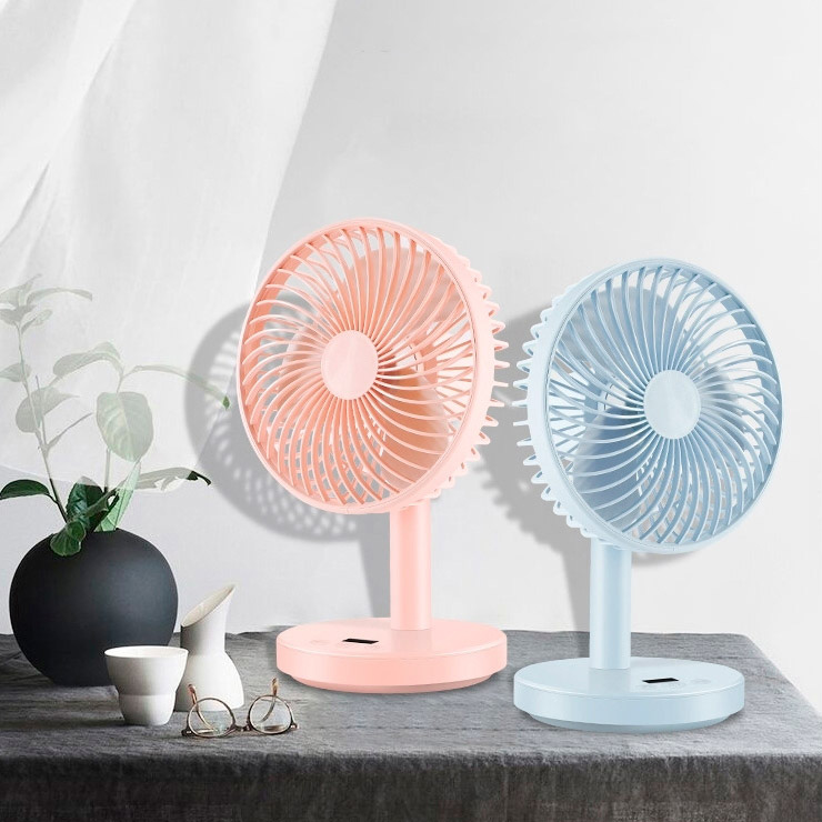 Настільний портативний вентилятор JILE Desktop Small Fan 01 Pink