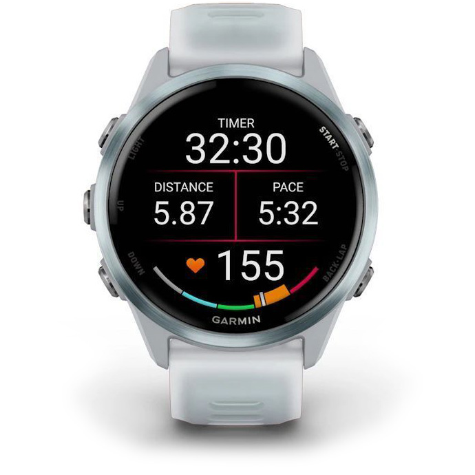 Смарт-часы GARMIN Forerunner 570 42mm Cloud Blue Aluminium with Translucent Whitestone/Cloud Blue Band (010-02970-01)
