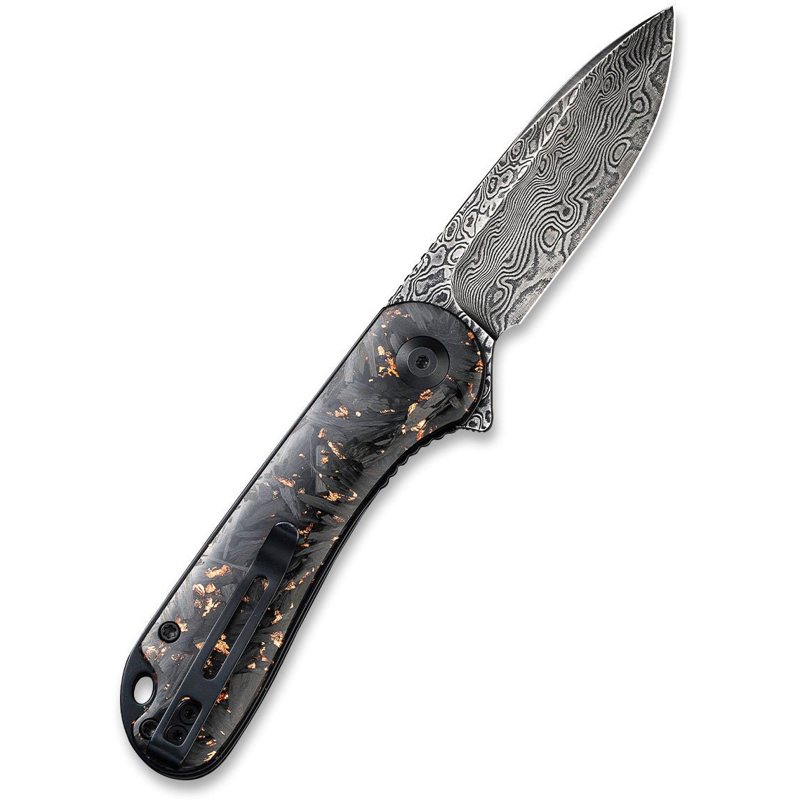 Складаний ніж CIVIVI Elementum Damascus Blade Carbon Fiber Handle Green (C907C-DS3)