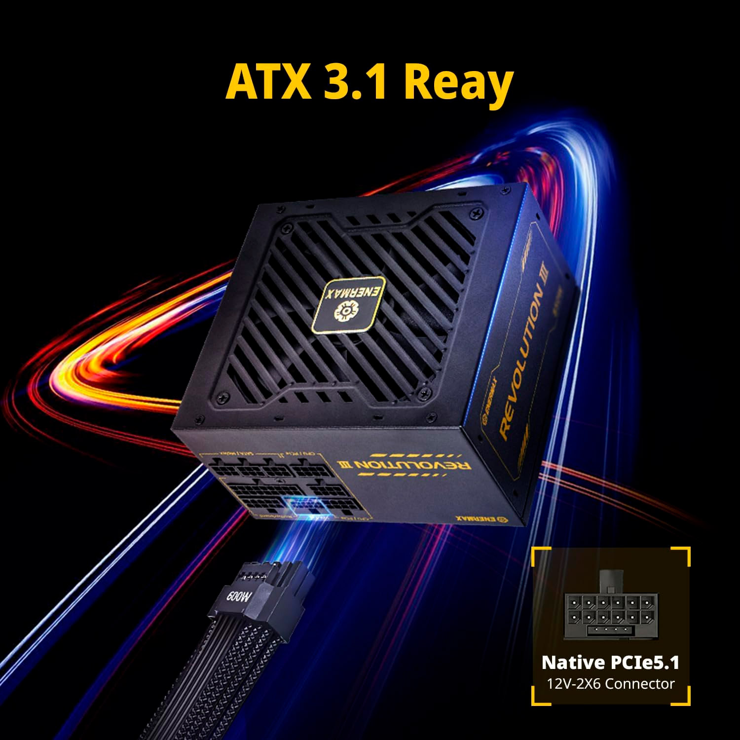 Блок живлення 1000W ENERMAX Revolution III (ERV1000G-AHG-MAC)