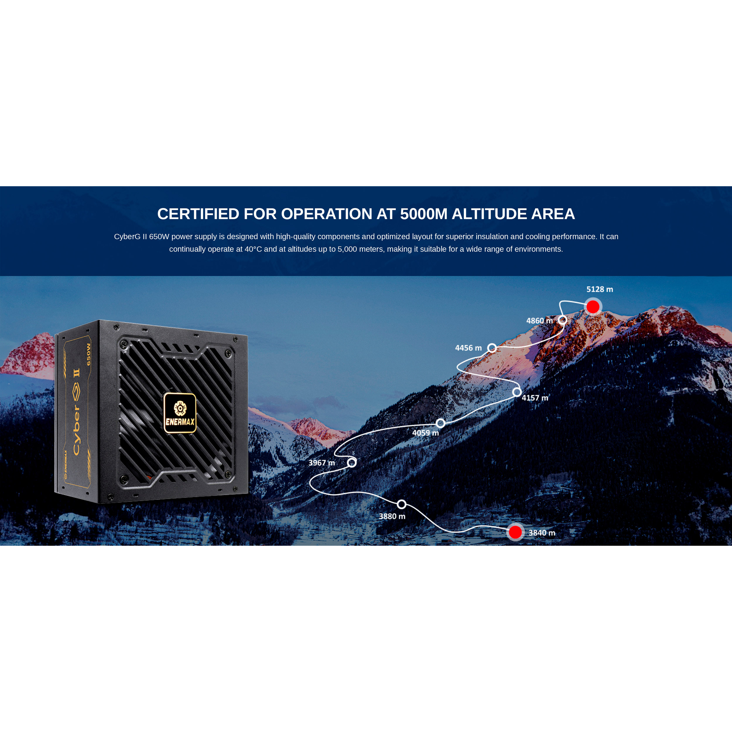 Блок живлення 650W ENERMAX CyberG II (ERV650G-AHG-NAC)