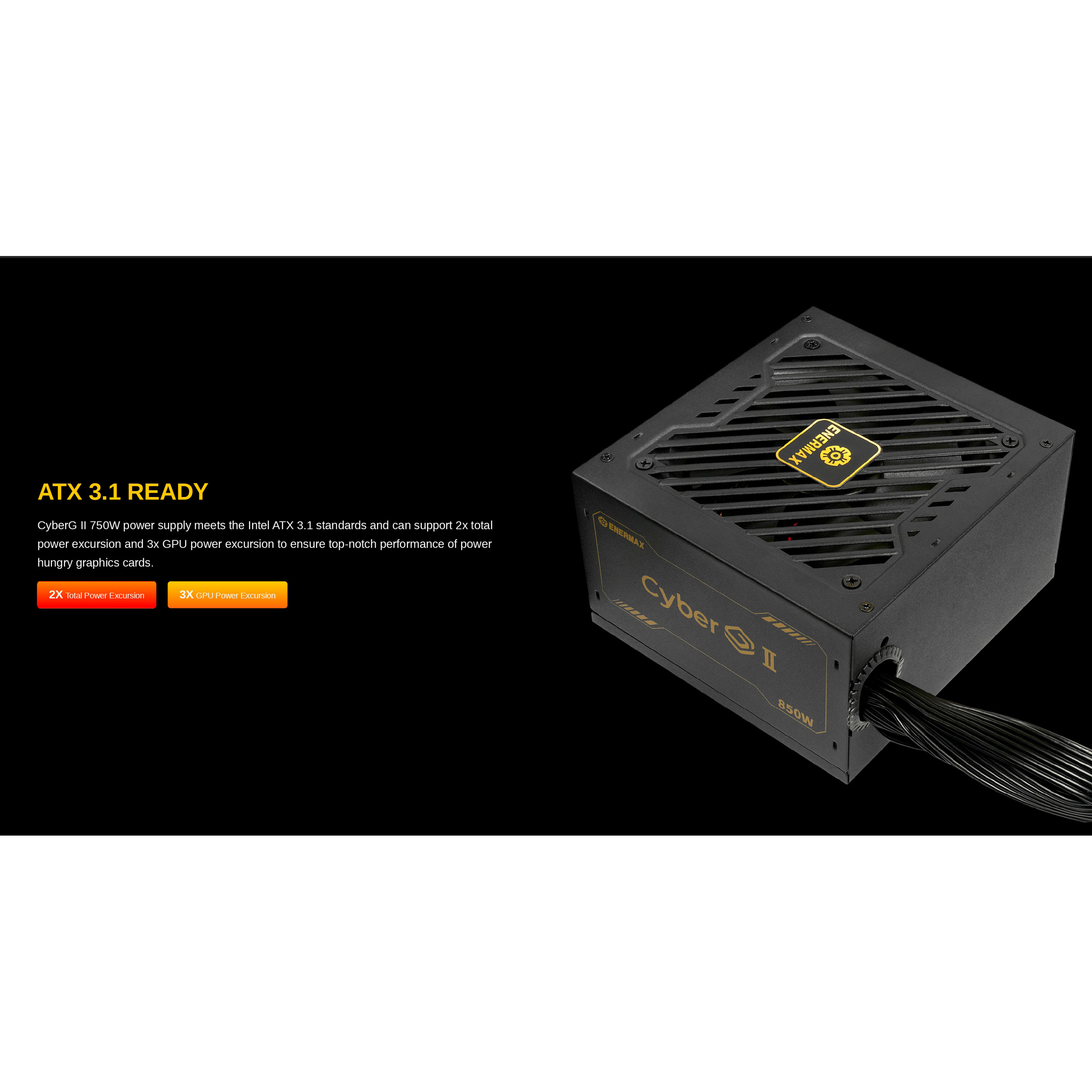 Блок живлення 750W ENERMAX CyberG II (ERV750G-AHG-NAV)