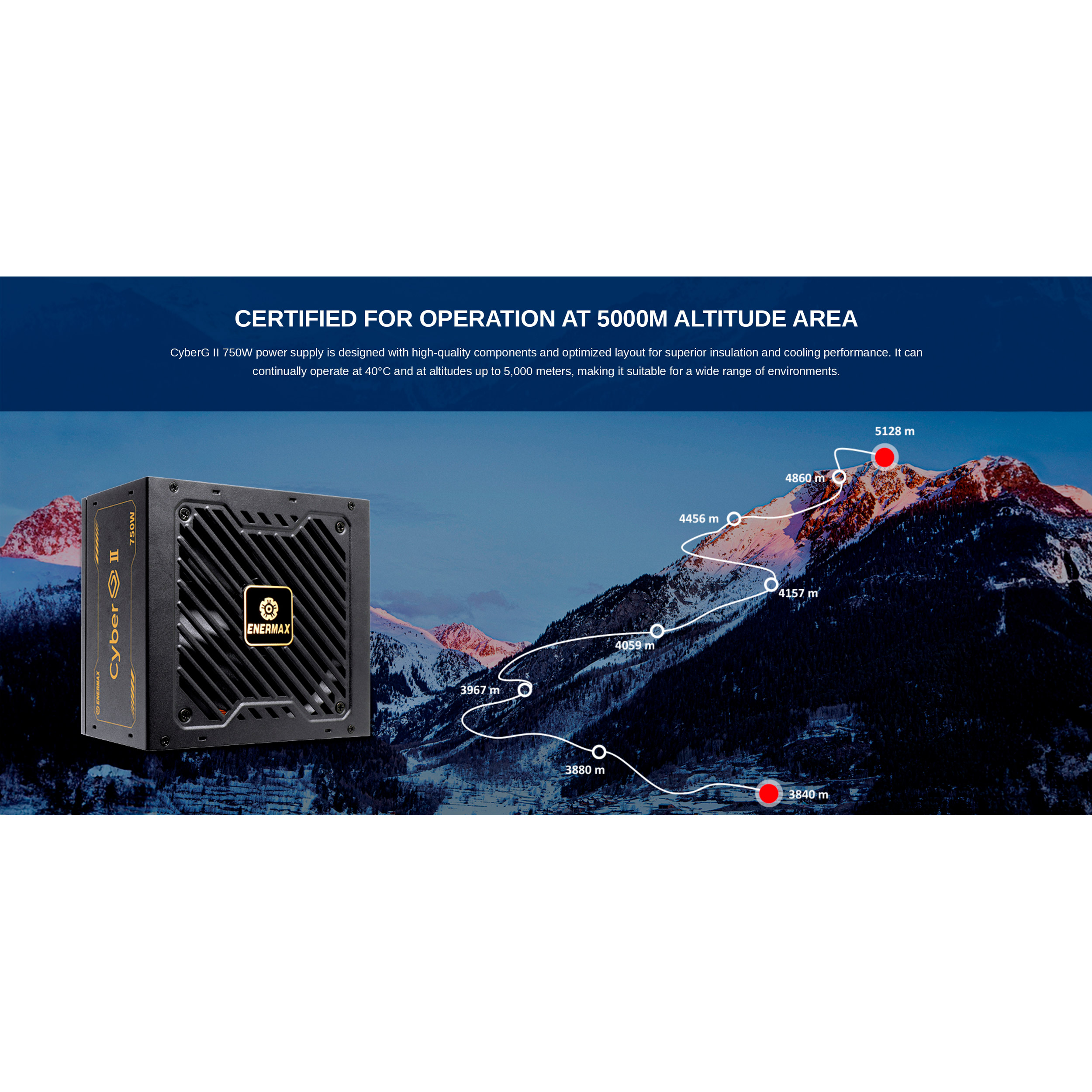 Блок живлення 750W ENERMAX CyberG II (ERV750G-AHG-NAV)