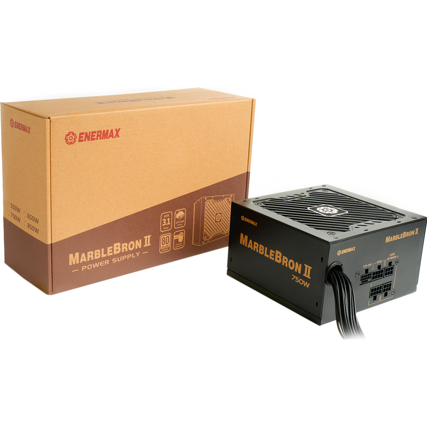 Блок живлення 750W ENERMAX MarbleBorn II (EMB750AWT-MAC)