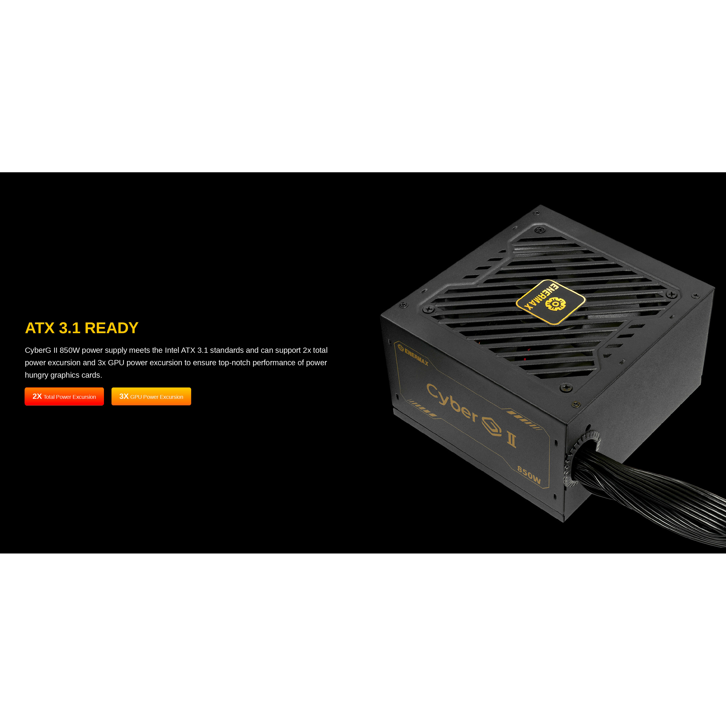 Блок живлення 850W ENERMAX CyberG II (ERV850G-AHG-NAC)