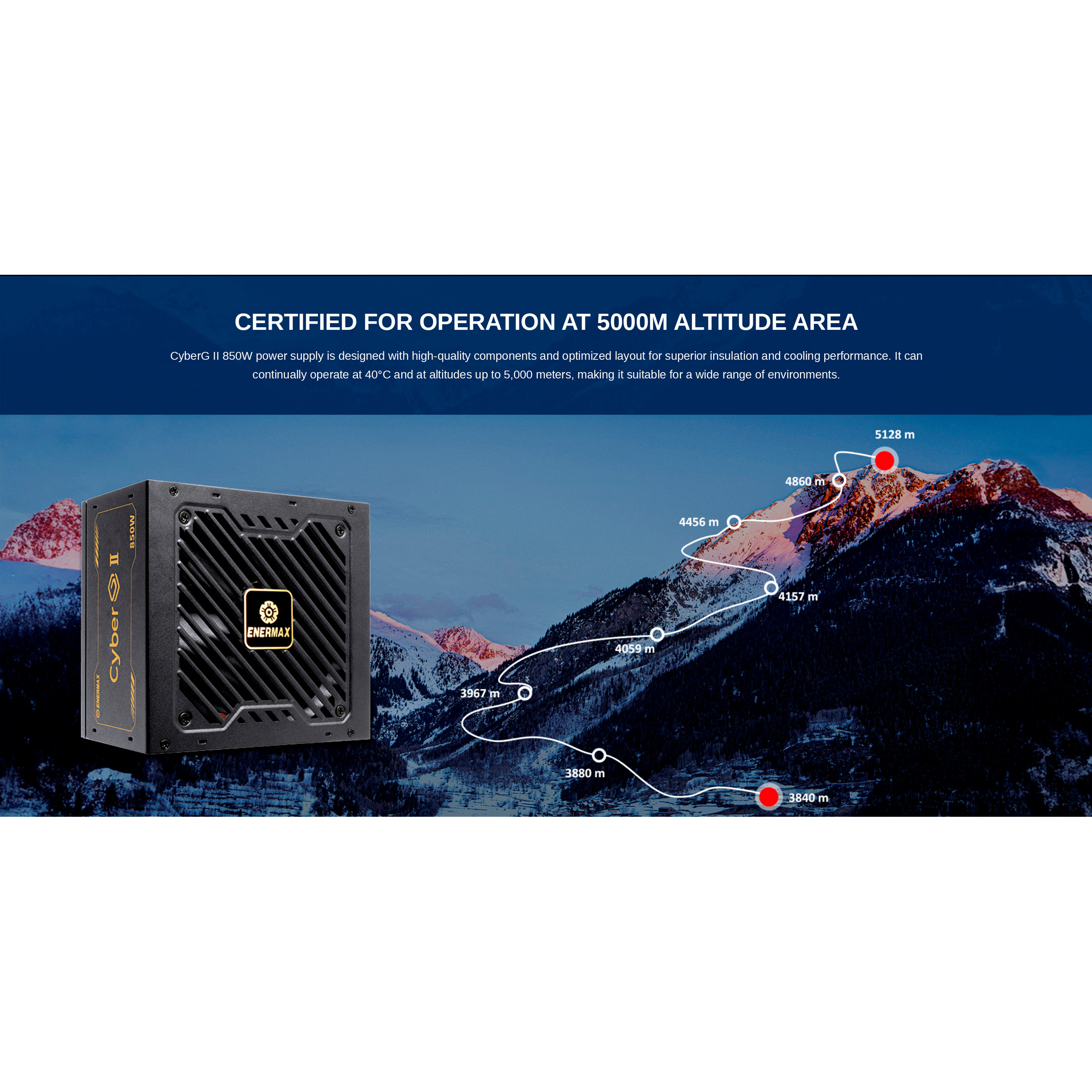 Блок живлення 850W ENERMAX CyberG II (ERV850G-AHG-NAC)