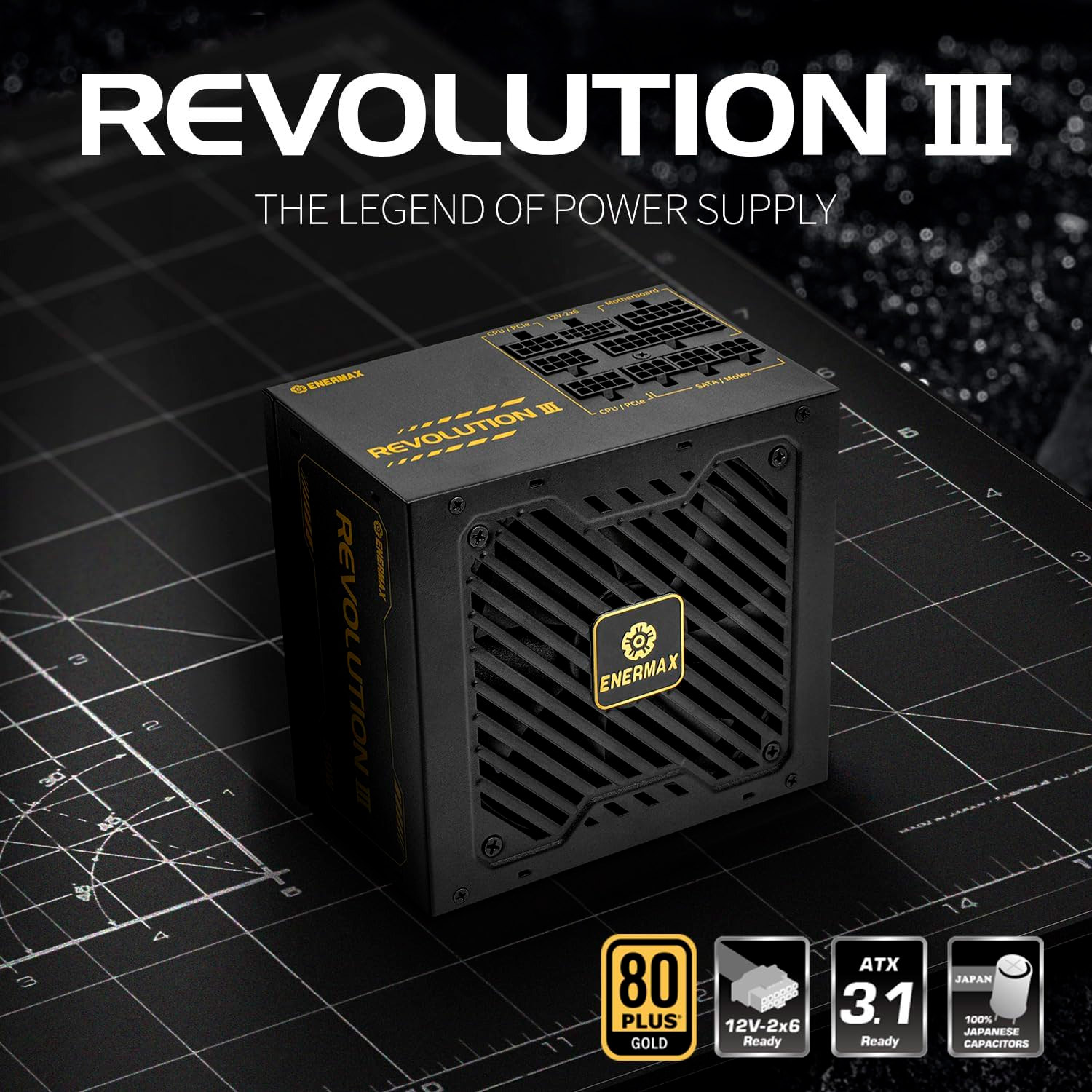 Блок живлення 850W ENERMAX Revolution III (ERV850G-AHG-MAC)