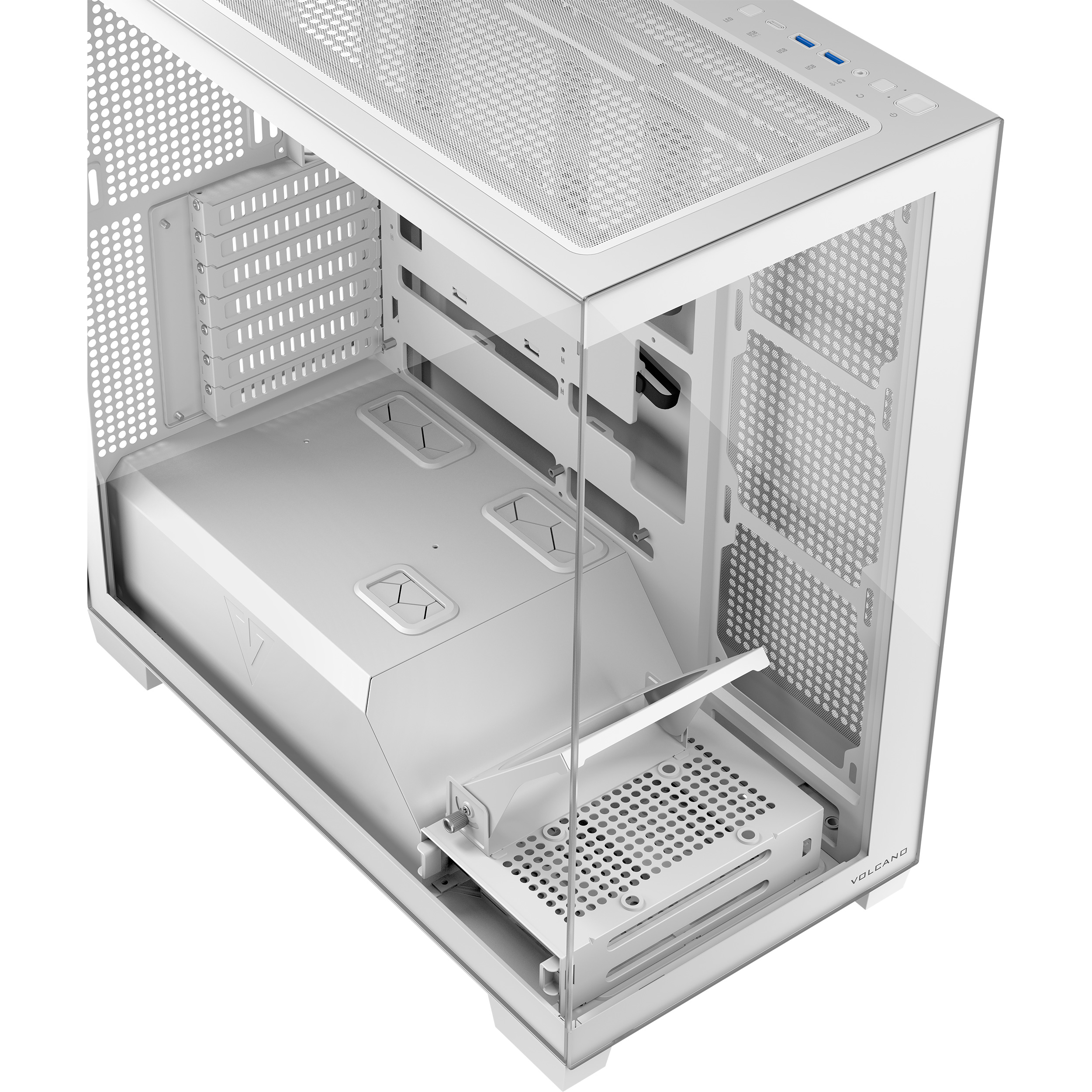 Корпус MODECOM Volcano Stellar Midi NF White (AT-STELLAR-NF-0000-20)