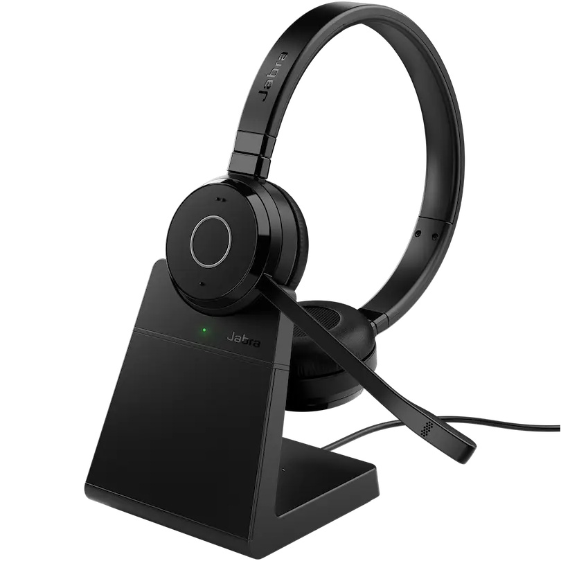 Гарнітура бездротова JABRA Evolve 65 TE Link390a MS Stereo w/charging base (6699-833-399)