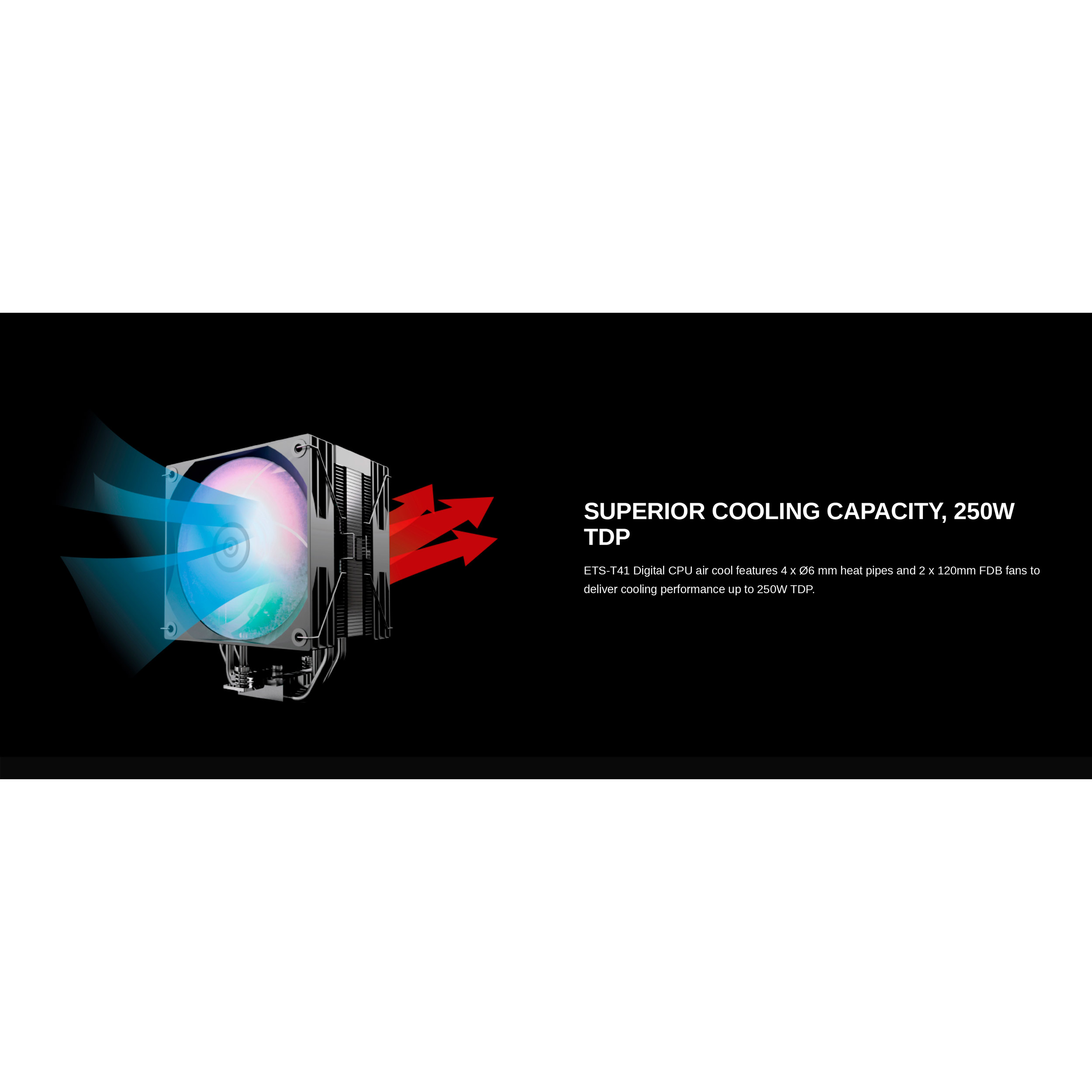 Кулер для процессора ENERMAX ETS-T41 Digital ARGB
