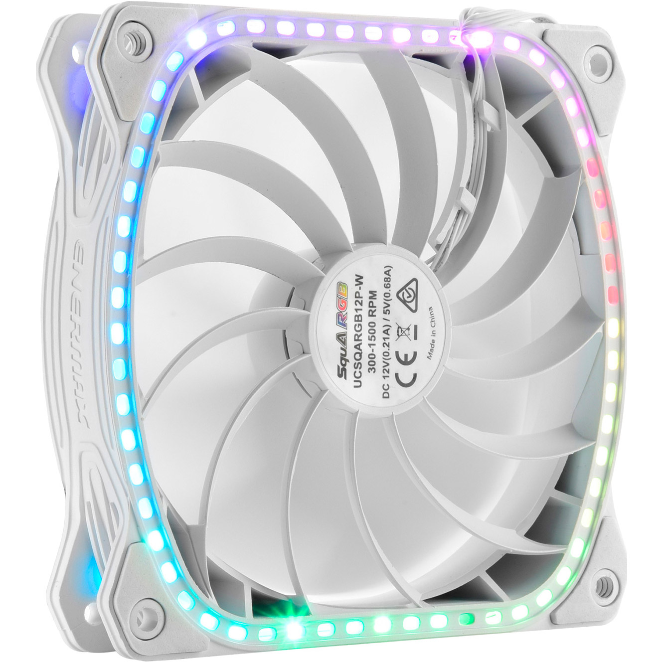Вентилятор ENERMAX SquA RGB White (UCSQARGB12P-W-SG)