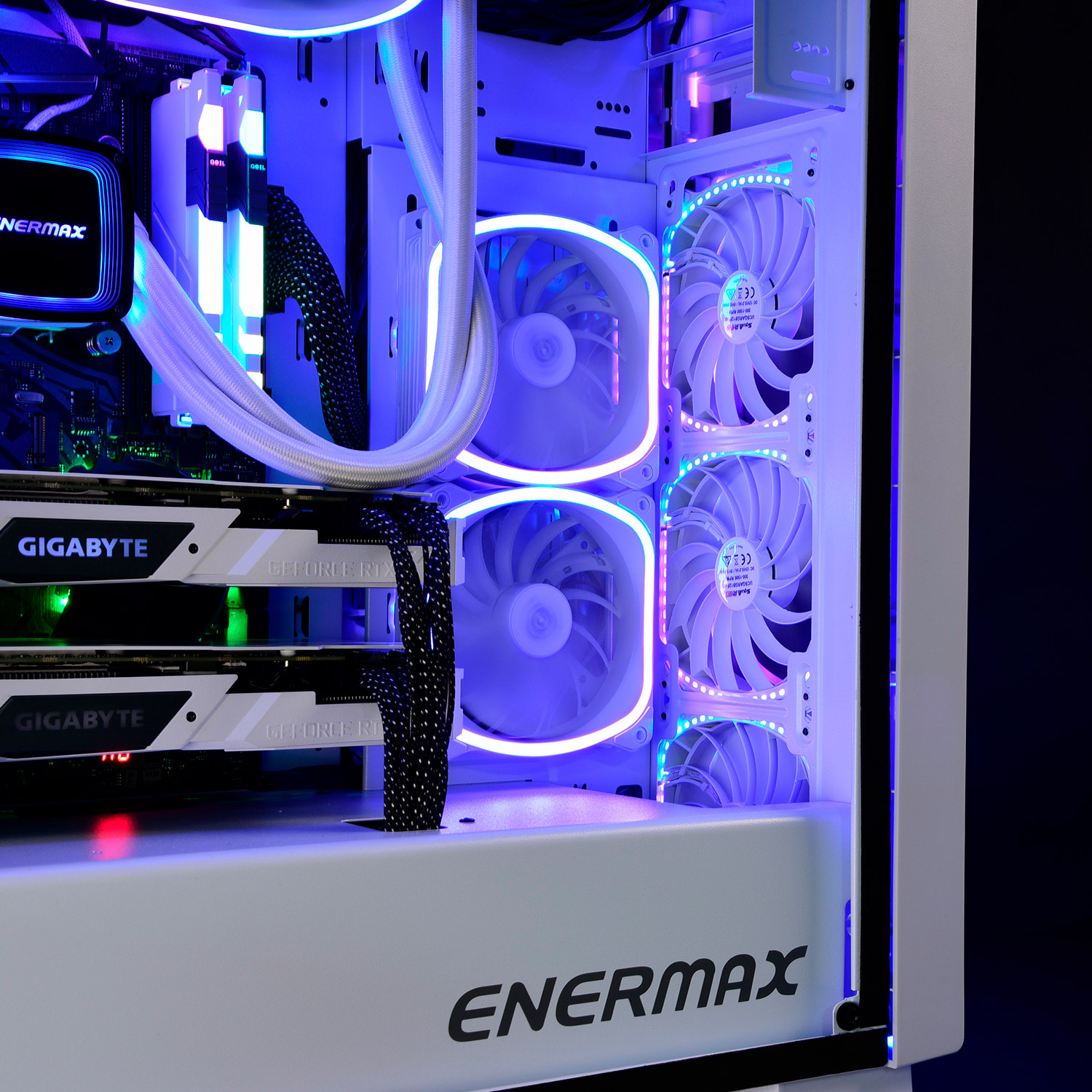 Вентилятор ENERMAX SquA RGB White (UCSQARGB12P-W-SG)