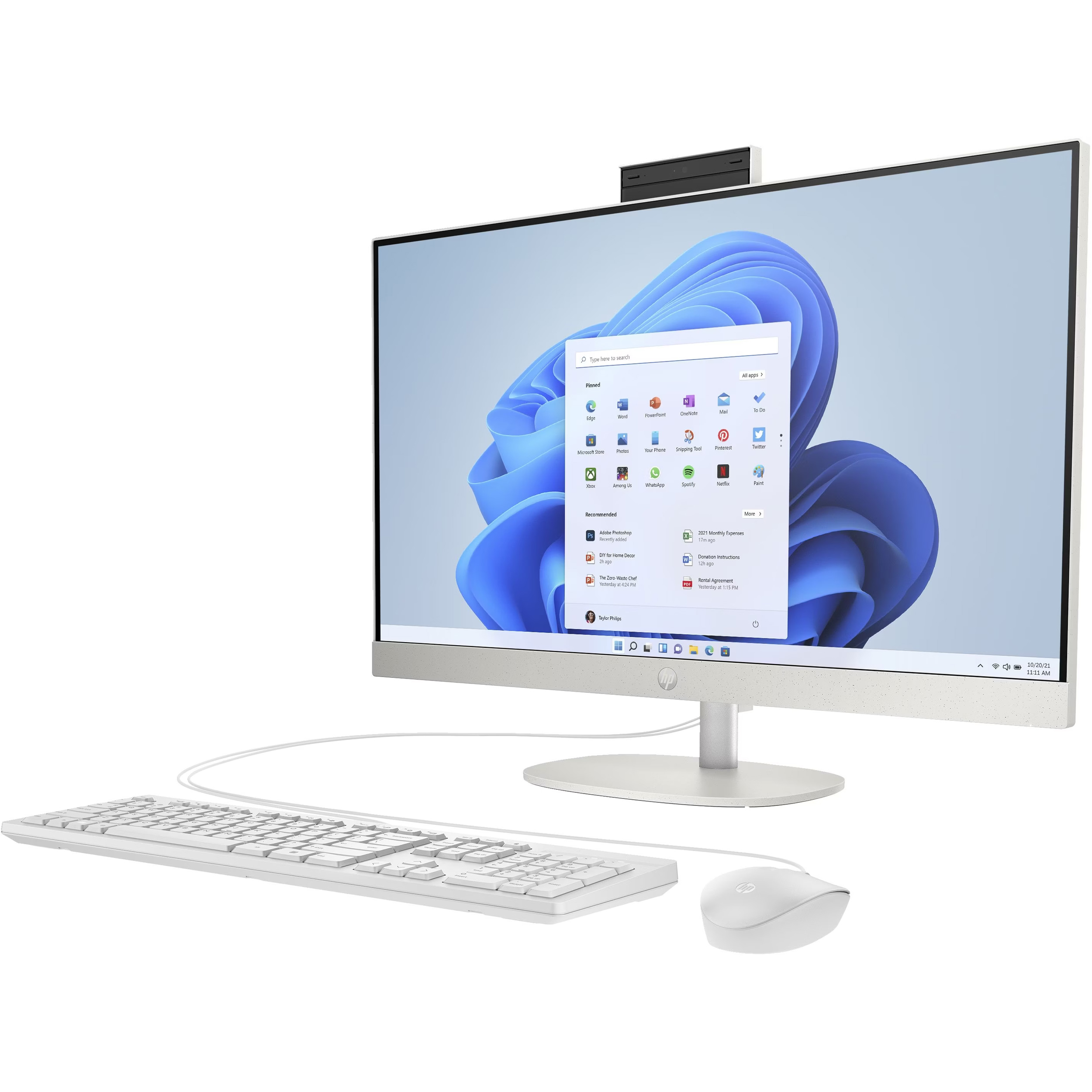 Моноблок HP 27-cr0041ua Shell White (BV7Y3EA)