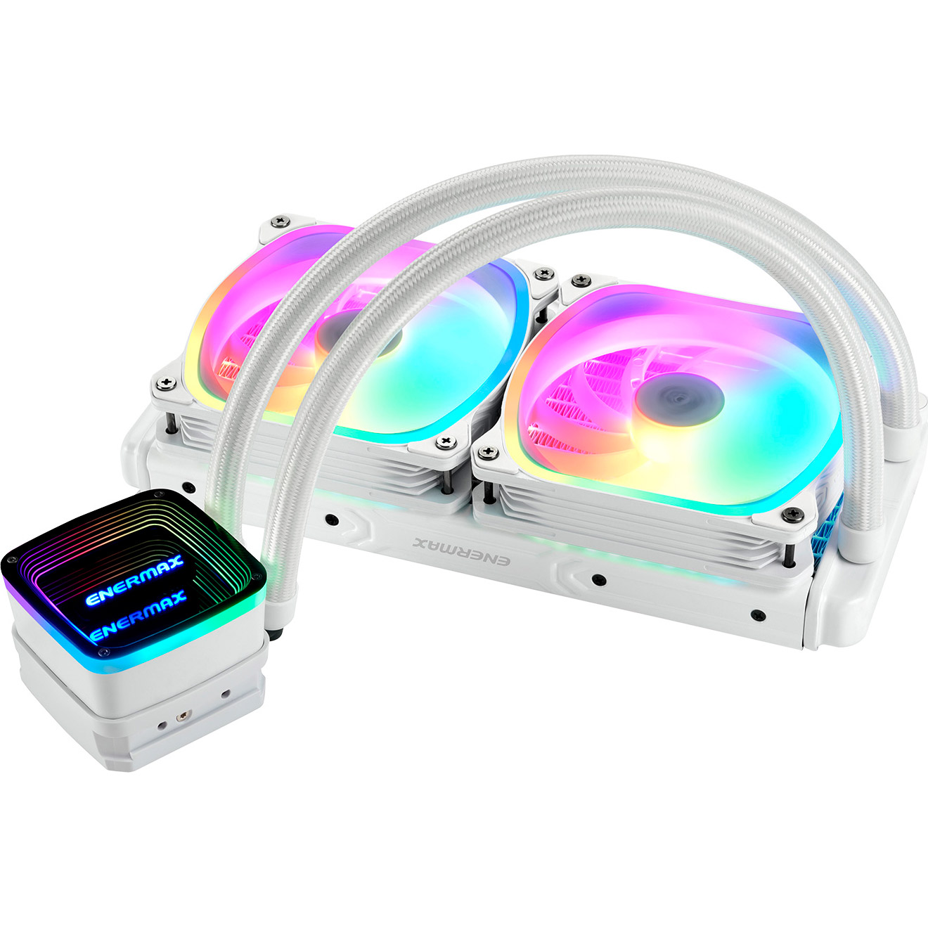 Система водяного охолодження ENERMAX Aquafusion ADV 240 White (ELC-AQFA240-SQA-W)