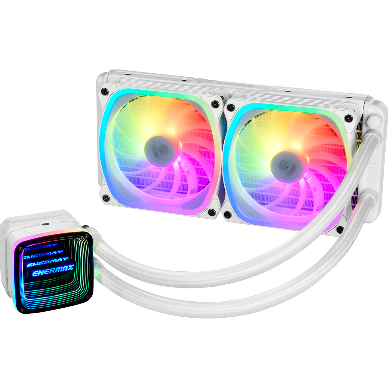Система водяного охолодження ENERMAX Aquafusion ADV 240 White (ELC-AQFA240-SQA-W)