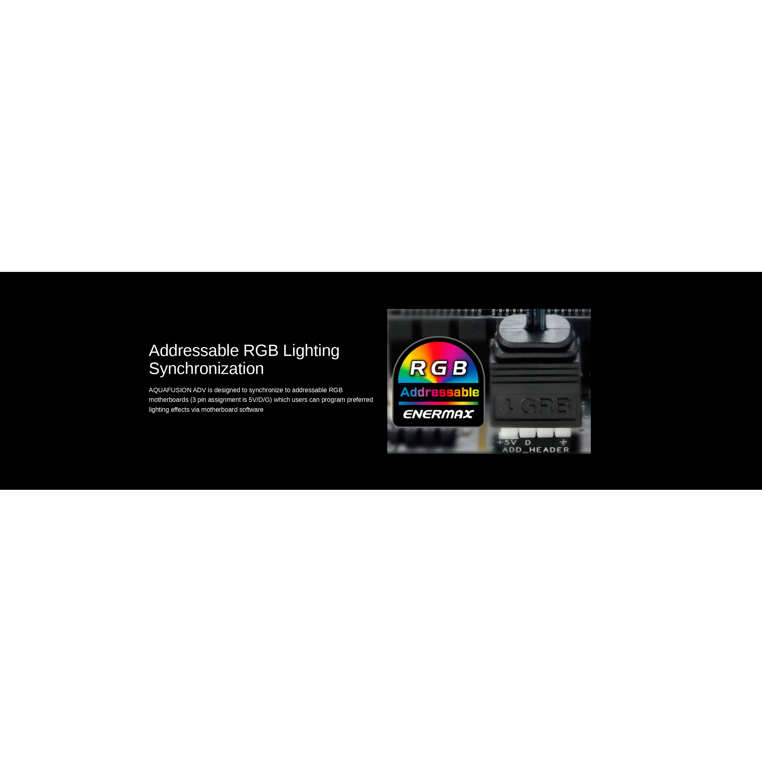 Система водяного охолодження ENERMAX Aquafusion ADV 240 White (ELC-AQFA240-SQA-W)