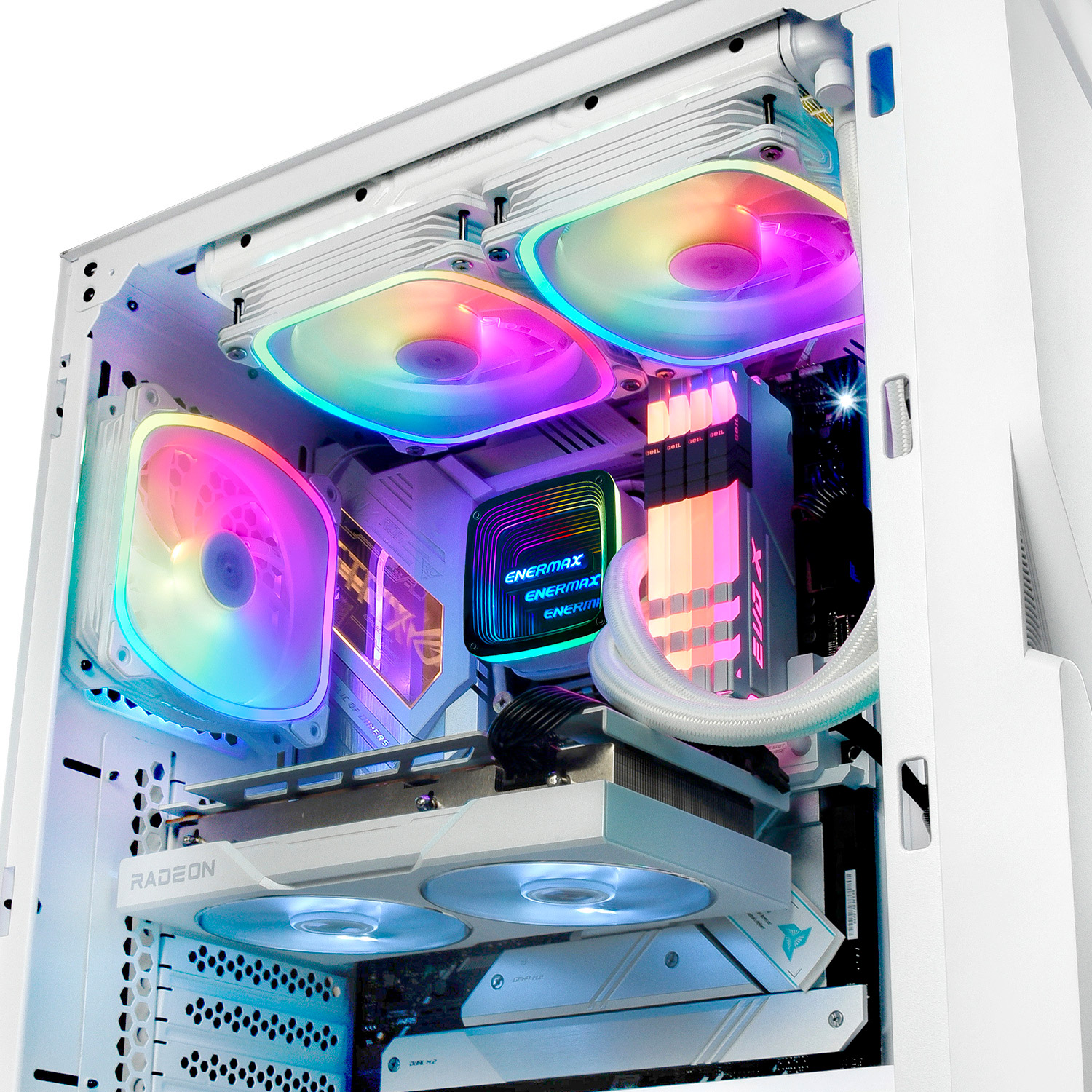 Система водяного охолодження ENERMAX Aquafusion ADV 240 White (ELC-AQFA240-SQA-W)